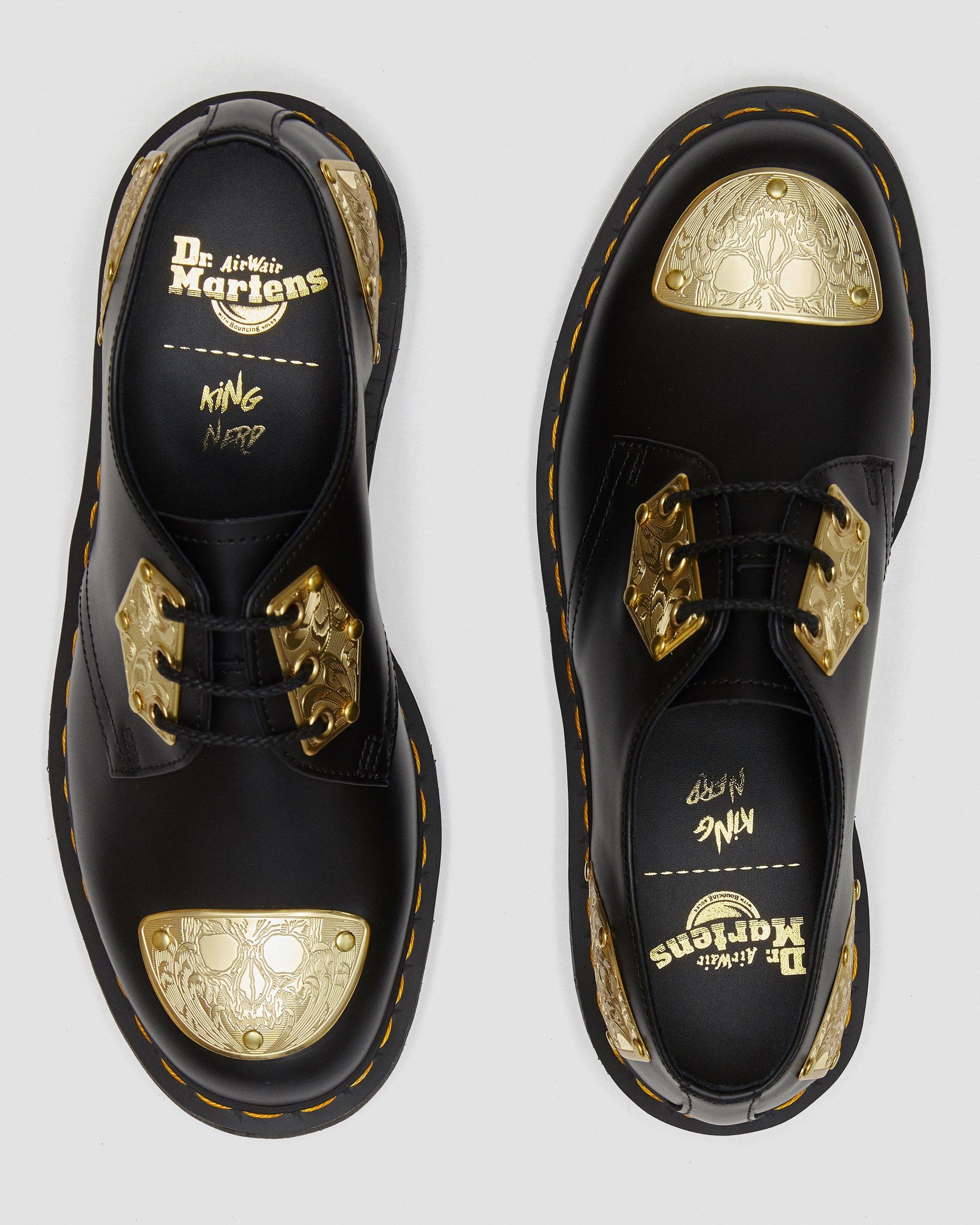 King Nerd 1461 Leather Oxford Shoes in BLACK | Dr. Martens™