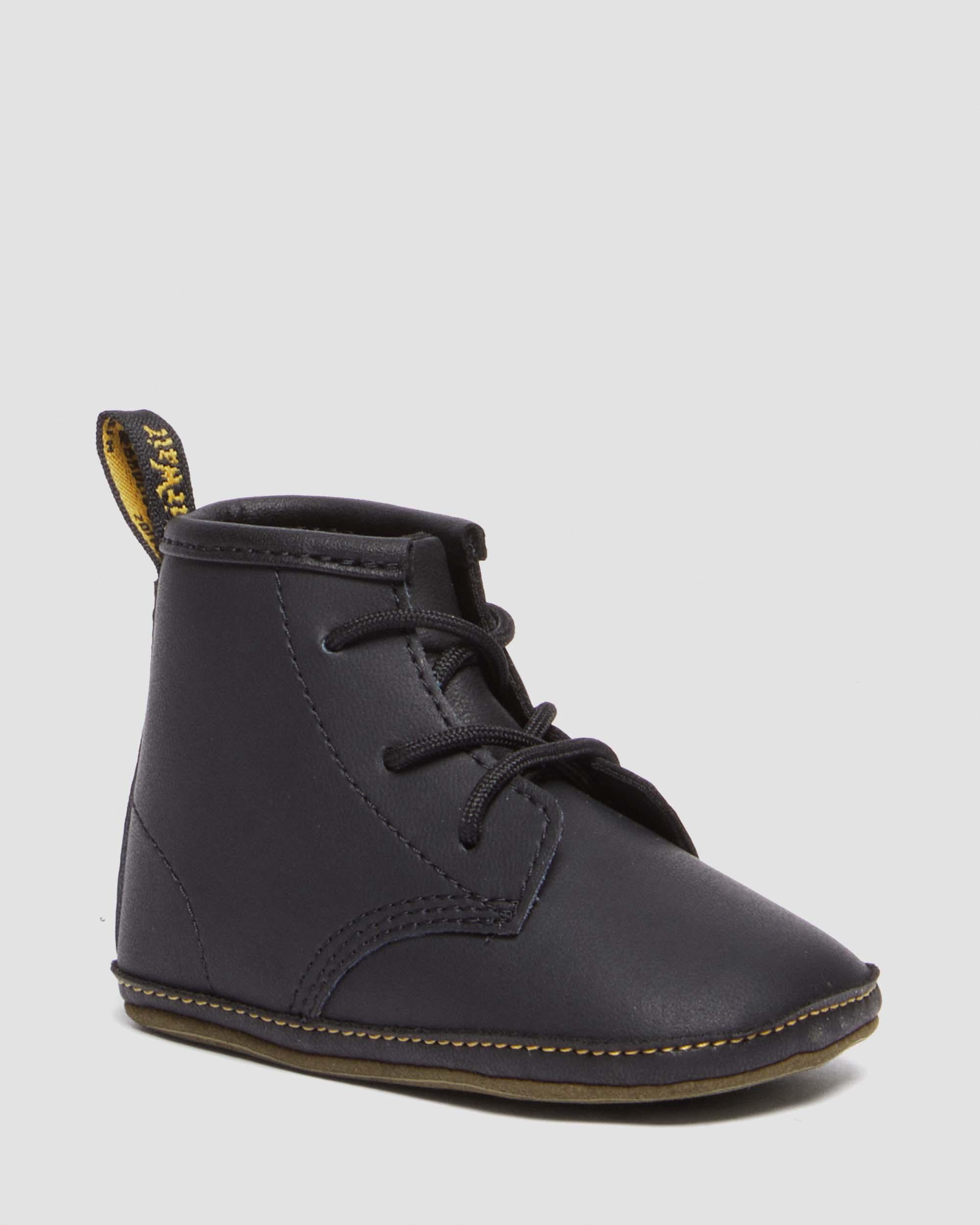 Baby 1460 Auburn Leder Stiefel in Schwarz
