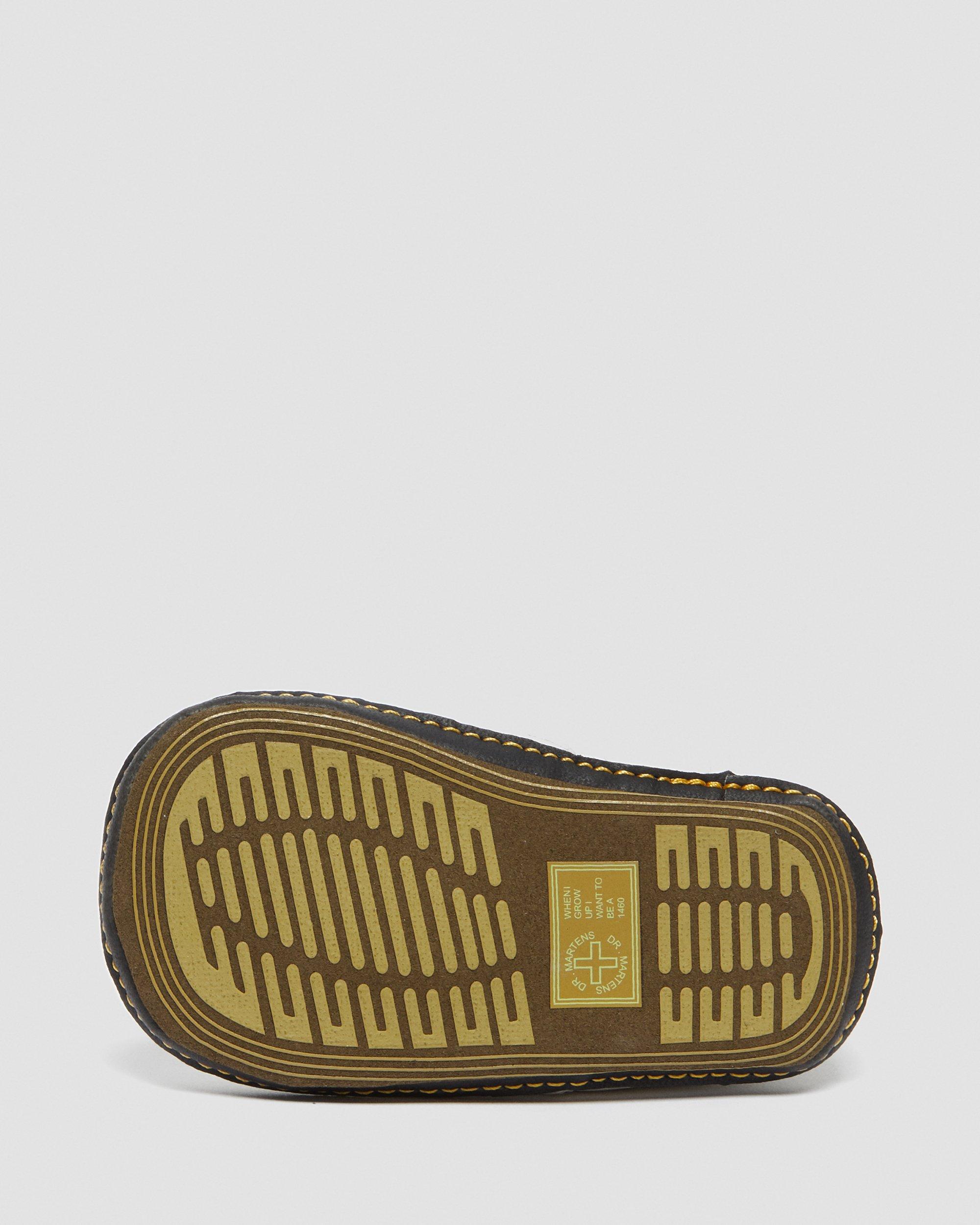 Botas 1460 de piel Auburn para recién nacidos