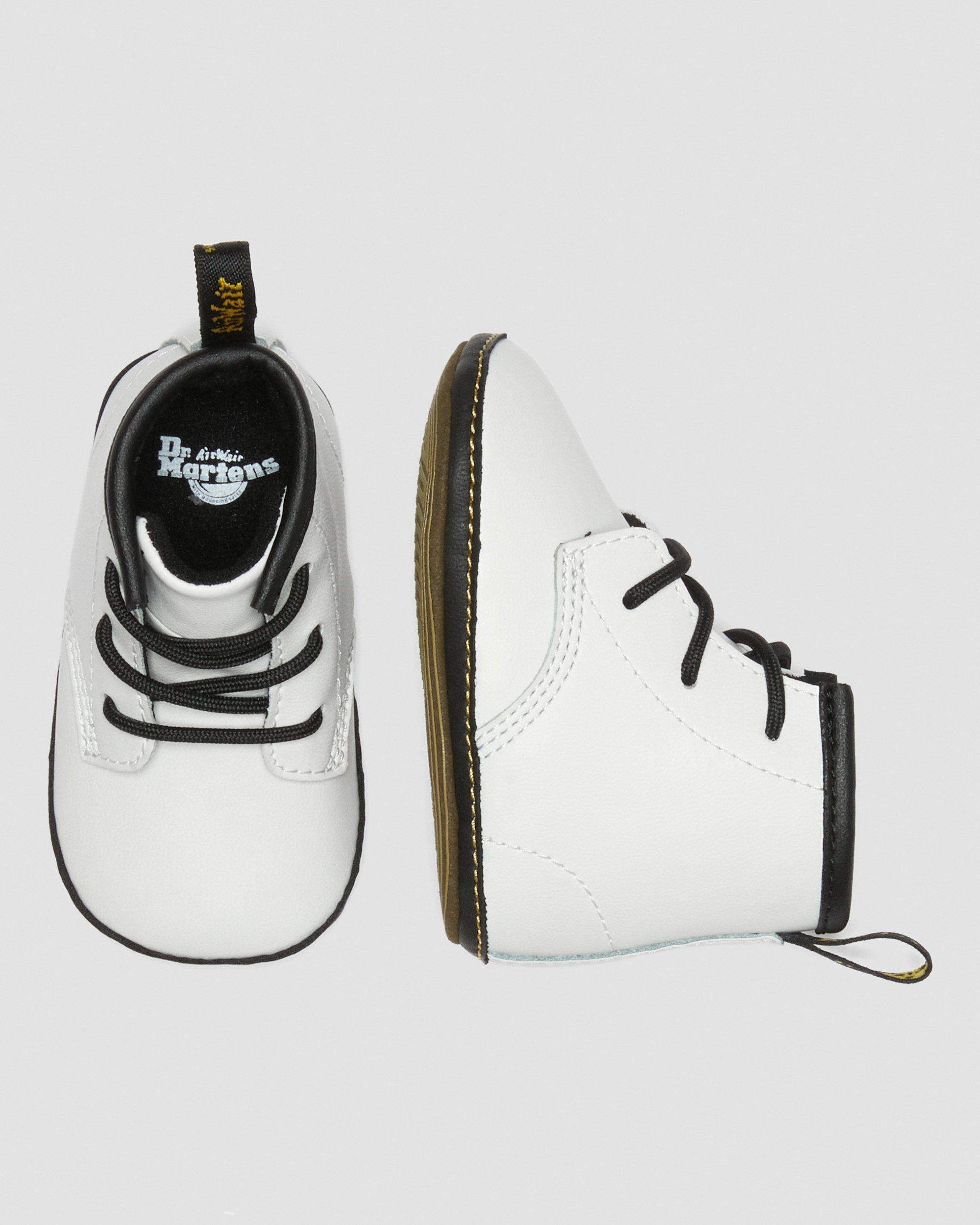 Botas 1460 de piel Auburn para recién nacidos