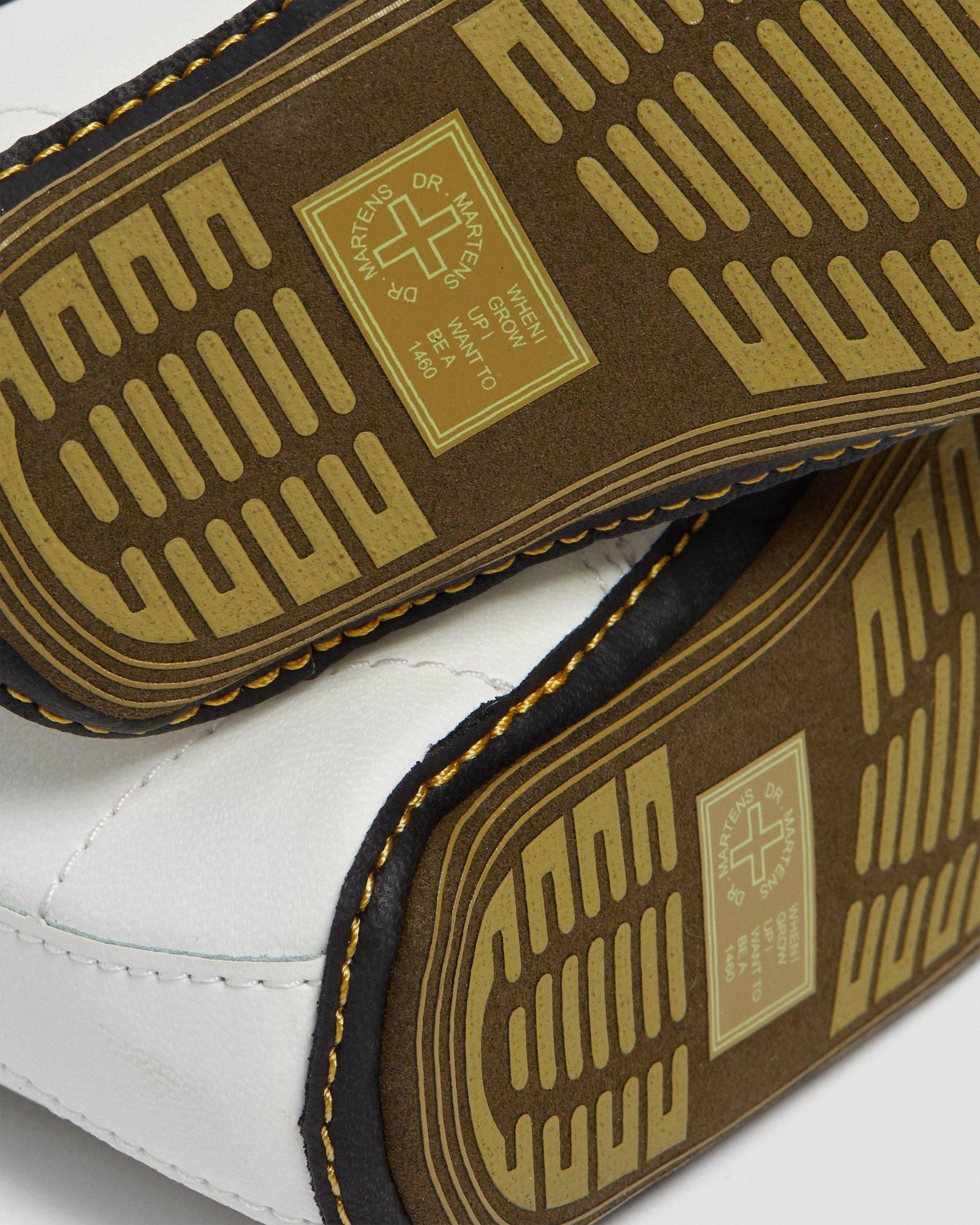 Botas 1460 de piel Auburn para recién nacidos