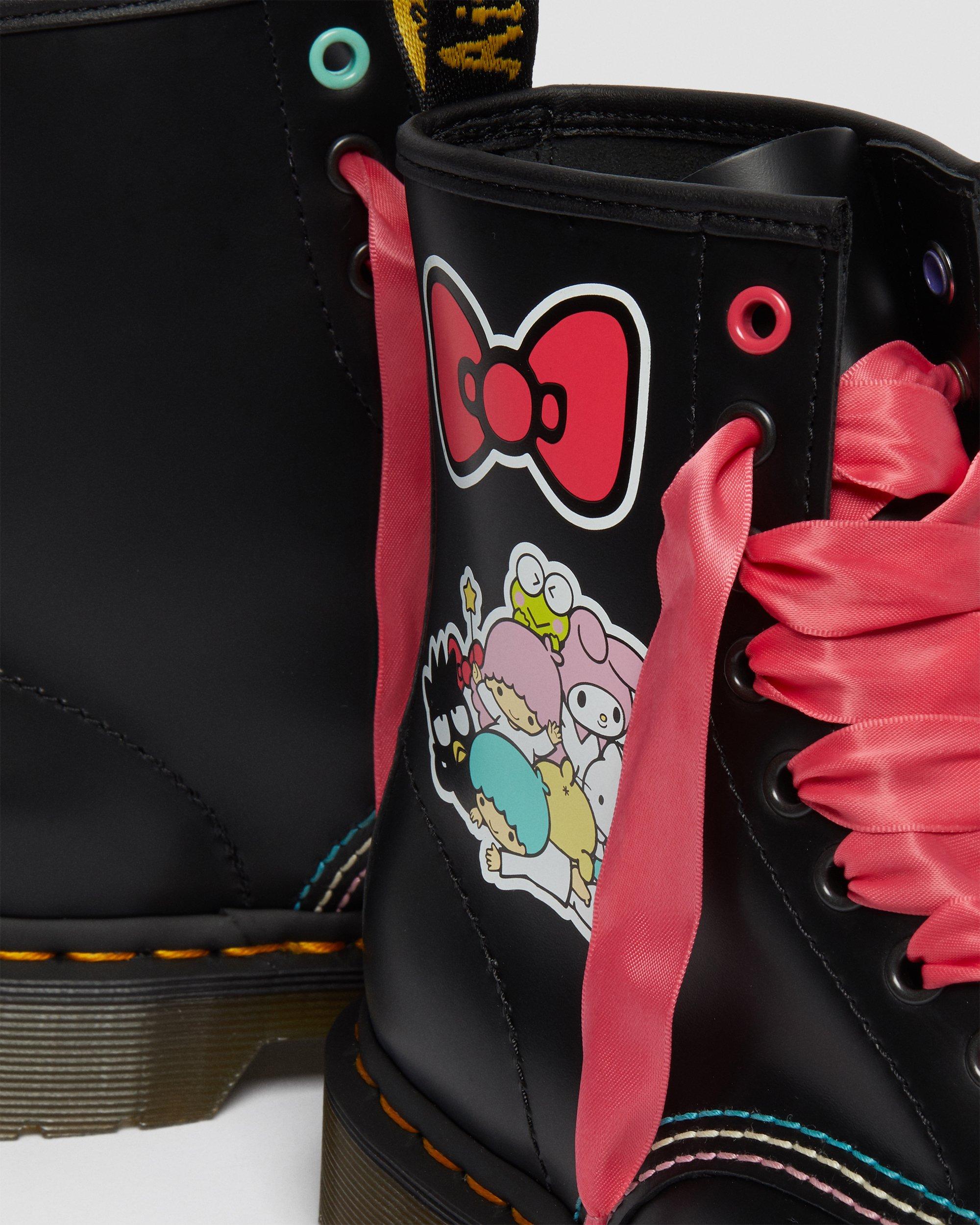 Hello Kitty & Friends 1460 Smooth Leather Lace Up Boots | Dr. Martens