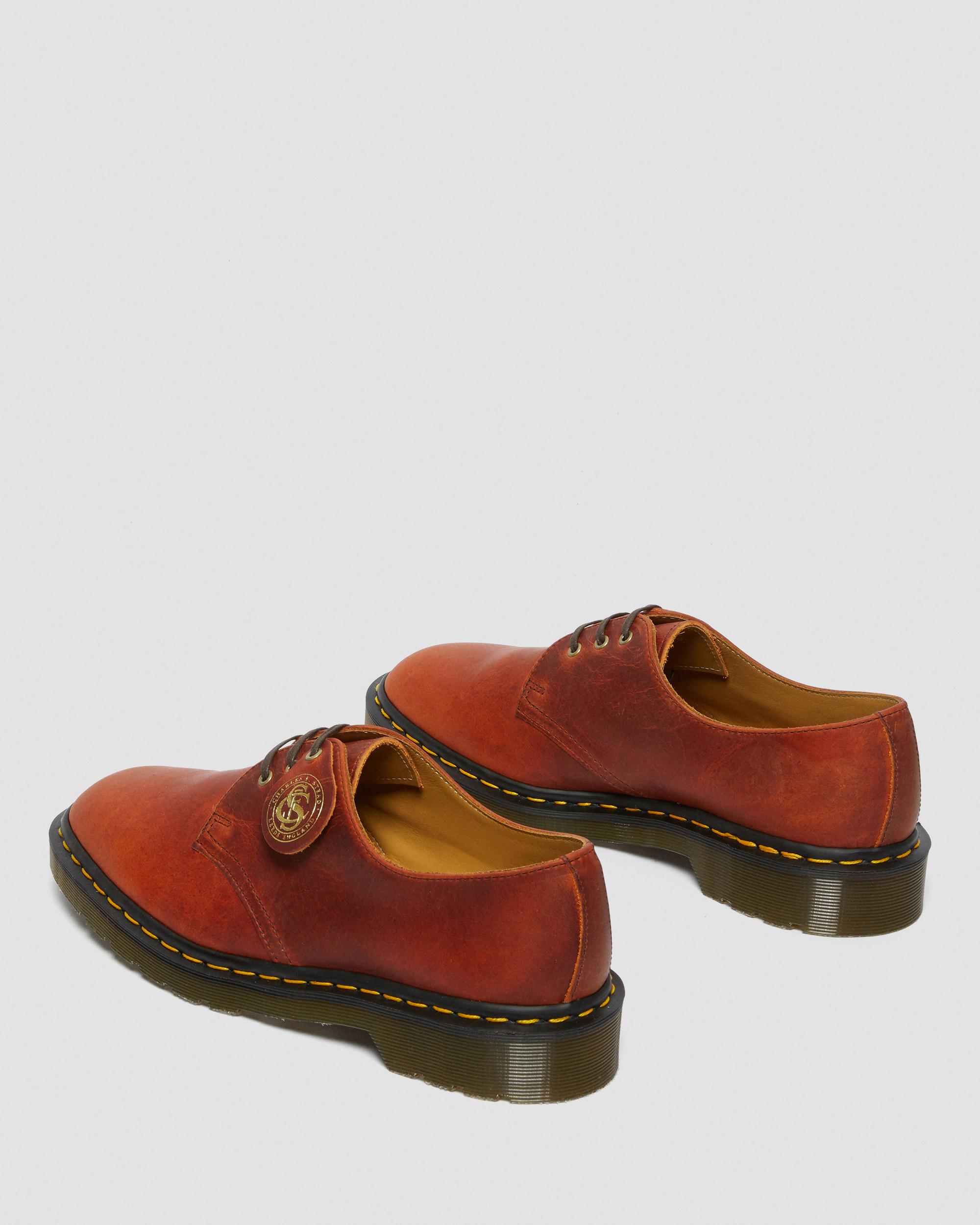 1461 Made in England Classic Oil Leather Oxford Shoes in  display picture 1