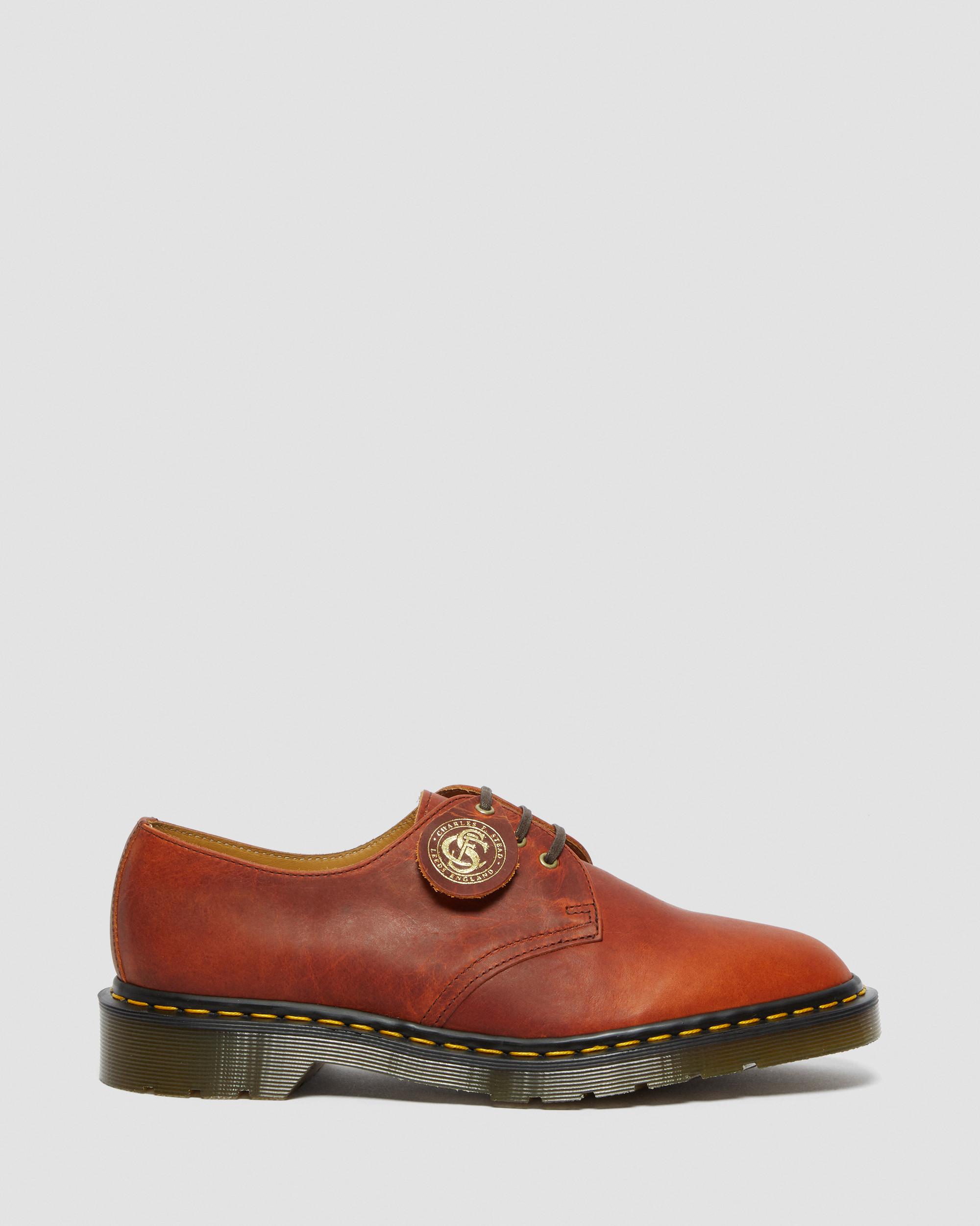 1461 Made in England Classic Oil Leather Oxford Shoes in  display picture 2