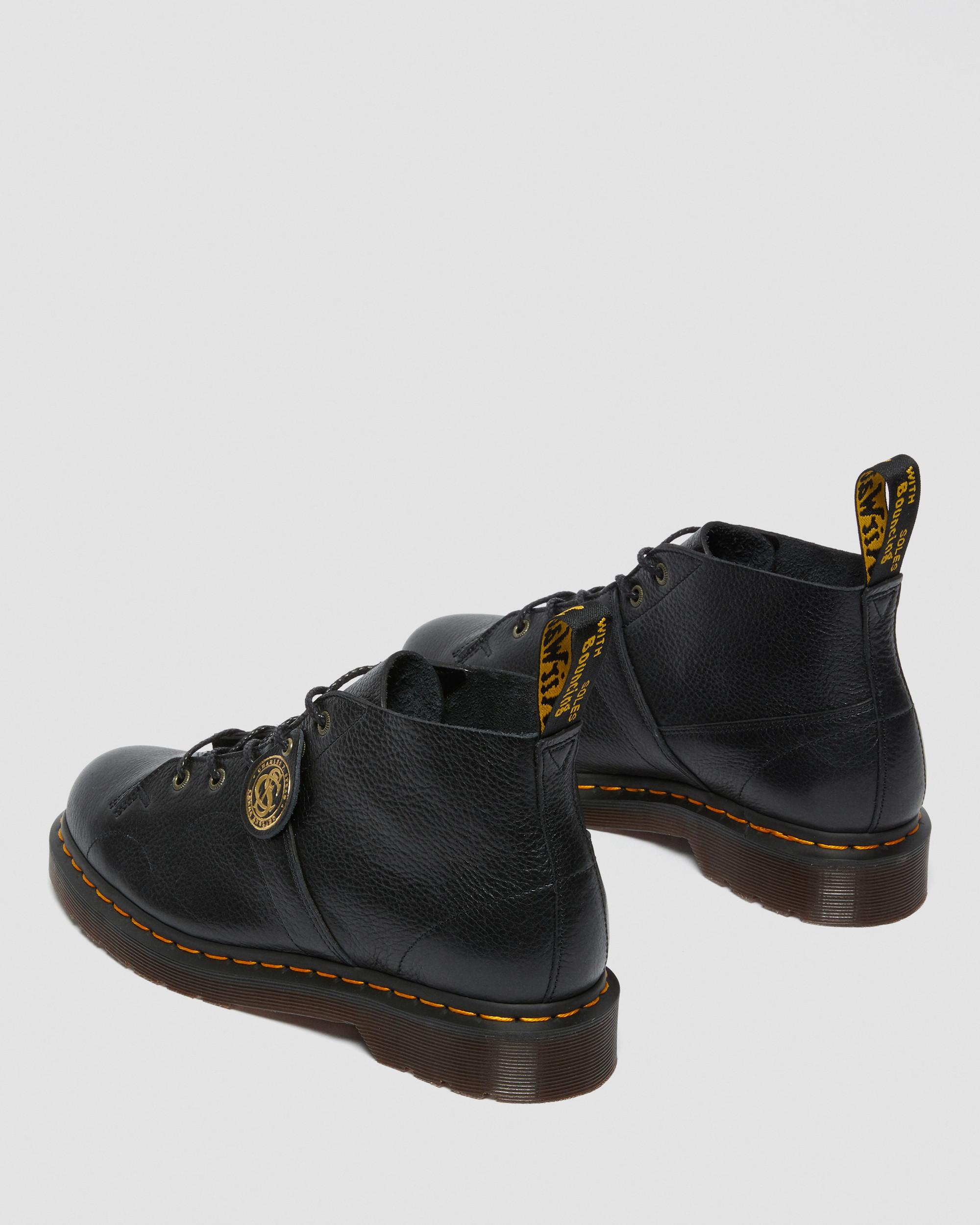 Church Buckingham Leather Monkey Boots in BLACK | Dr. Martens™