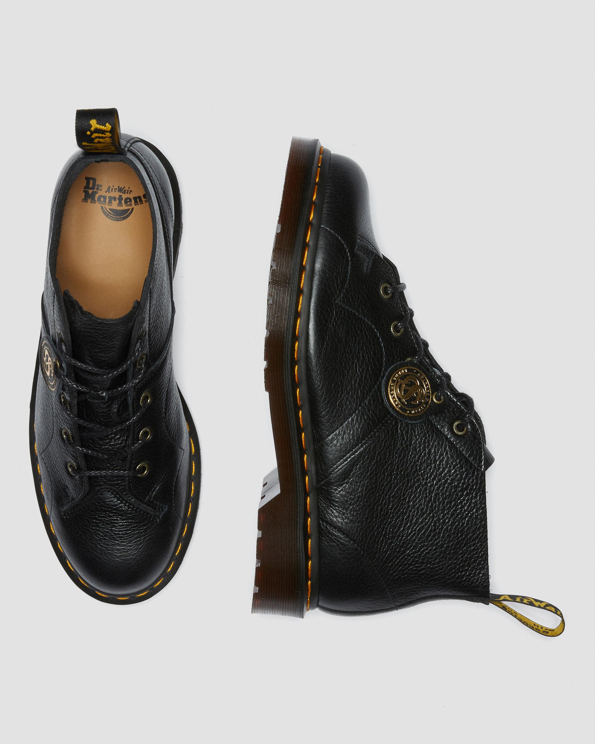 Church Buckingham Leather Monkey Boots in BLACK | Dr. Martens™