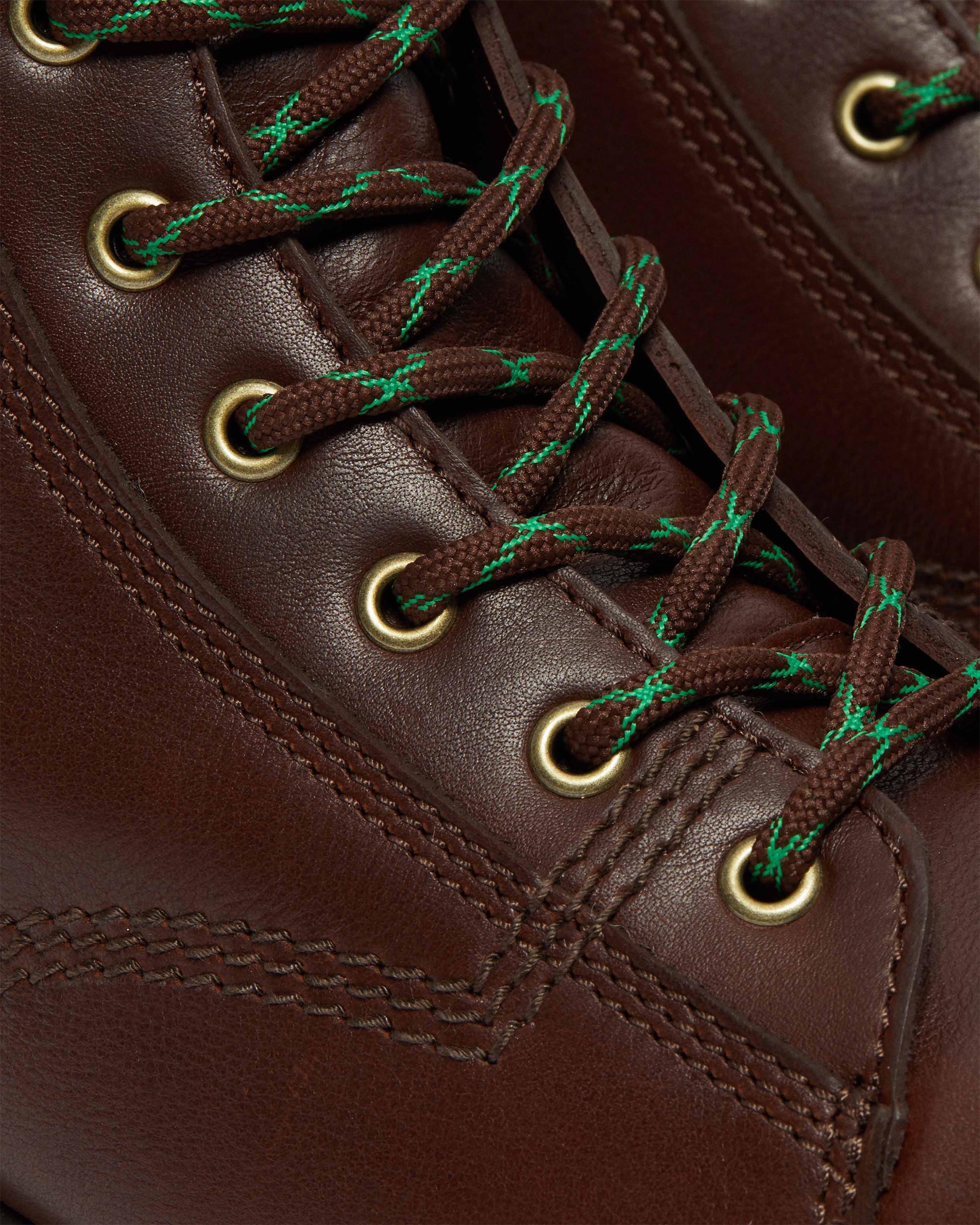 Barton Shearling Lined Brown Leather Ankle BootsBarton Shearling Forede Ankelstøvler I Læder Dr. Martens