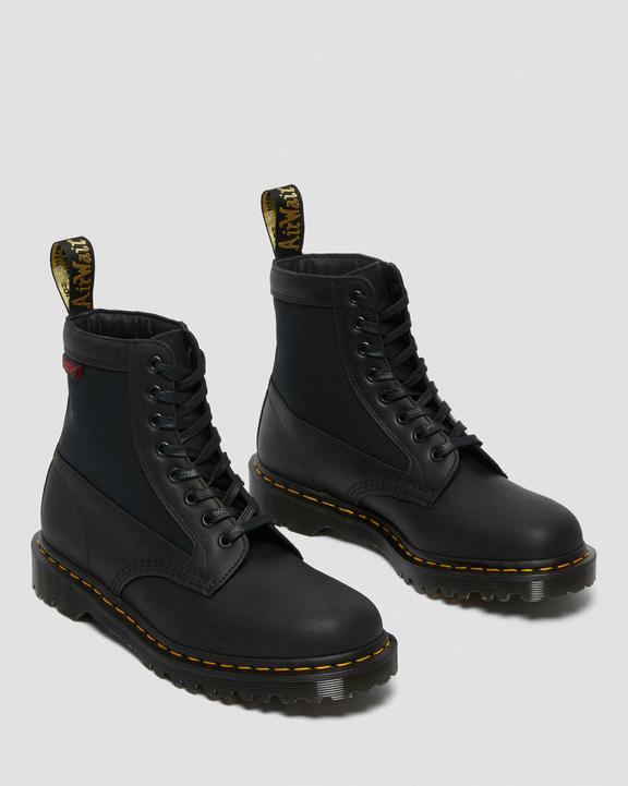 1460 Panel Leather + Ventile® Lace Up Boots1460 Panel Made in England Leather Lace Up Boots Dr. Martens