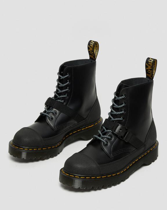 1460 Tech Smooth Leather Ankle Boots1460 Bex Tech Made in England Leather Lace Up Boots Dr. Martens