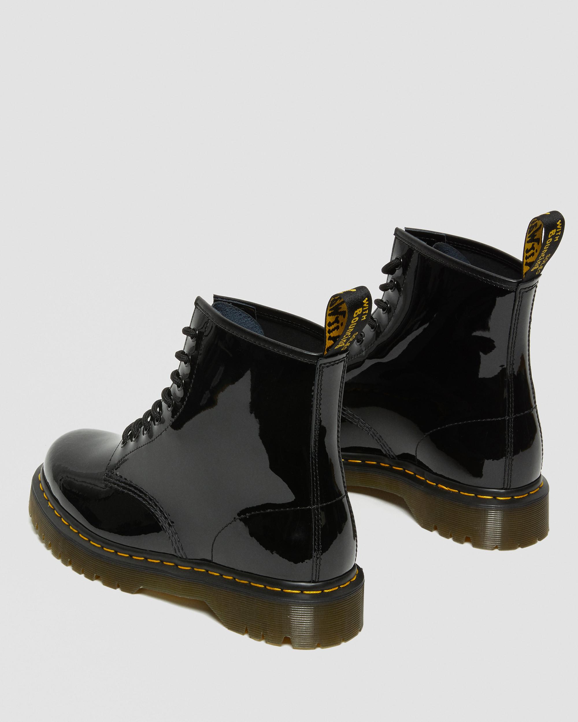 DR MARTENS 1460 Bex Patent Leather Lace Up Boots