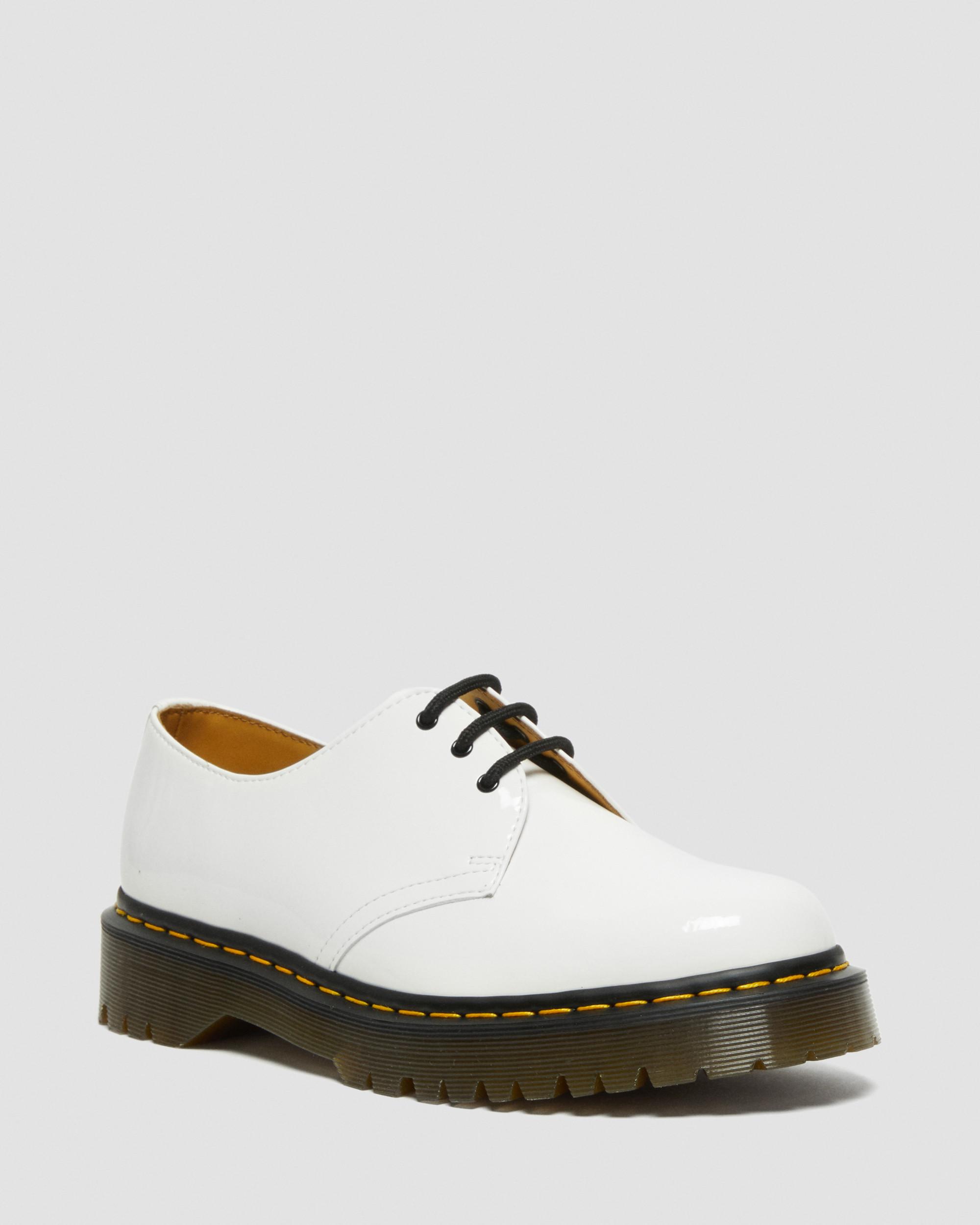 1461 Bex Patent Leather Shoes in WHITE | Dr. Martens™