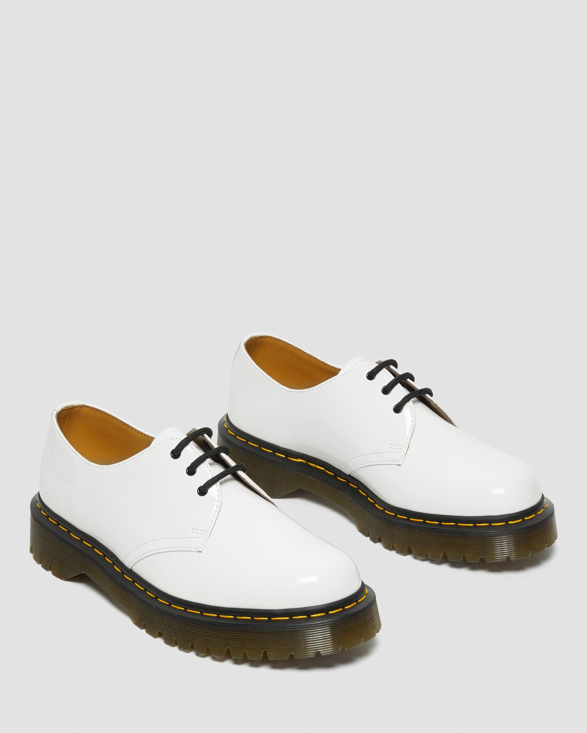 1461 Bex Patent Leather Shoes in WHITE | Dr. Martens™