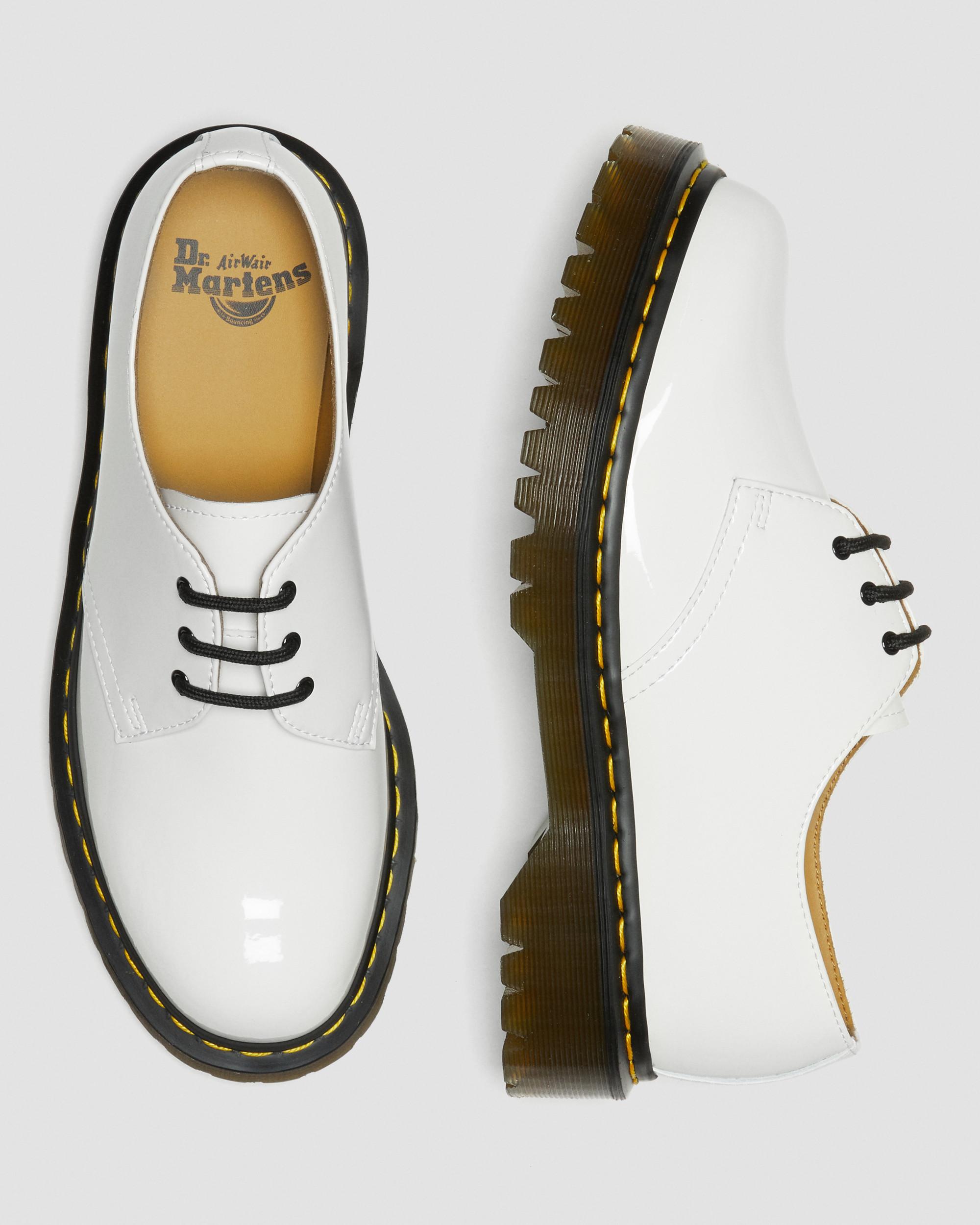 1461 Bex Patent Leather Oxford Shoes in WHITE | Dr. Martens™