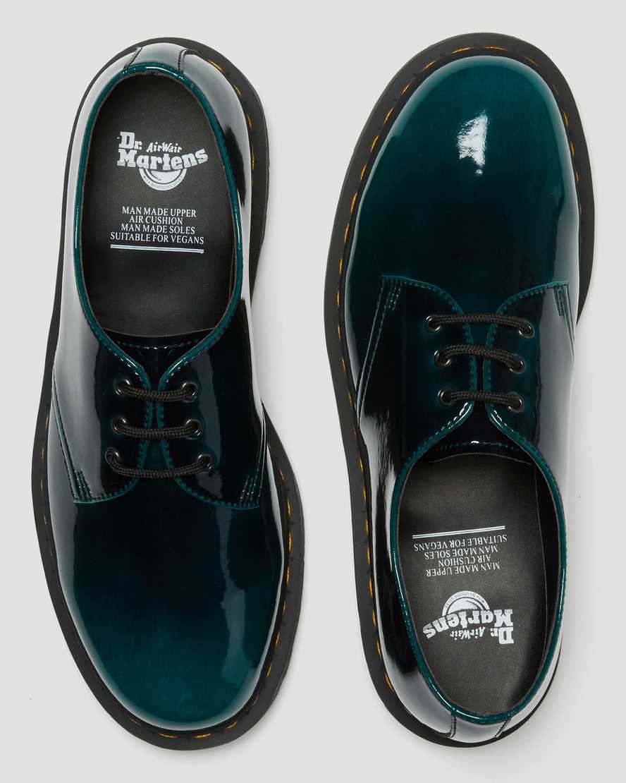 opblijven Twisted privacy Vegan 1461 Gloss Lace Up Shoes | Dr. Martens