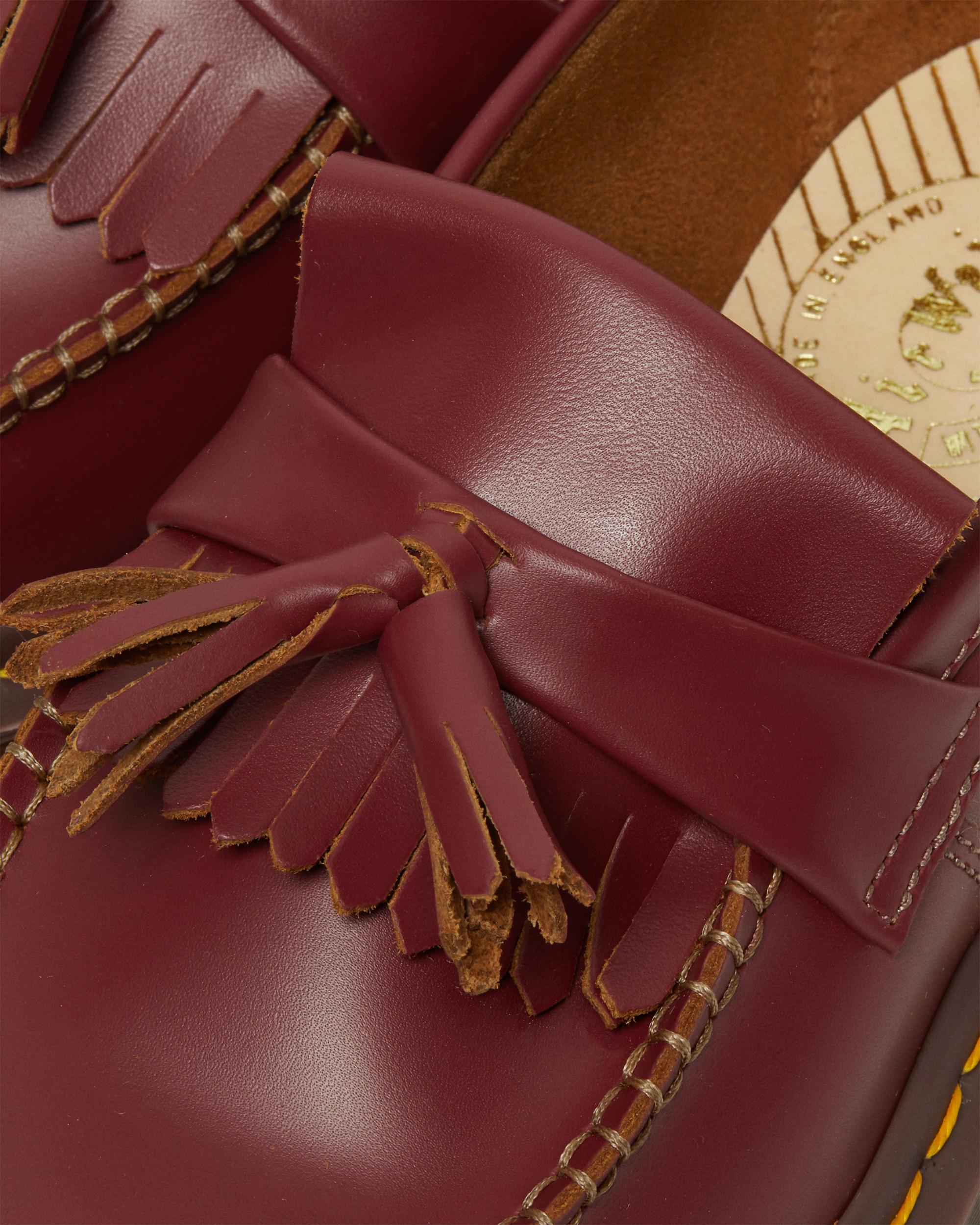 Vintage Adrian Quilon Leather Tassel Loafers