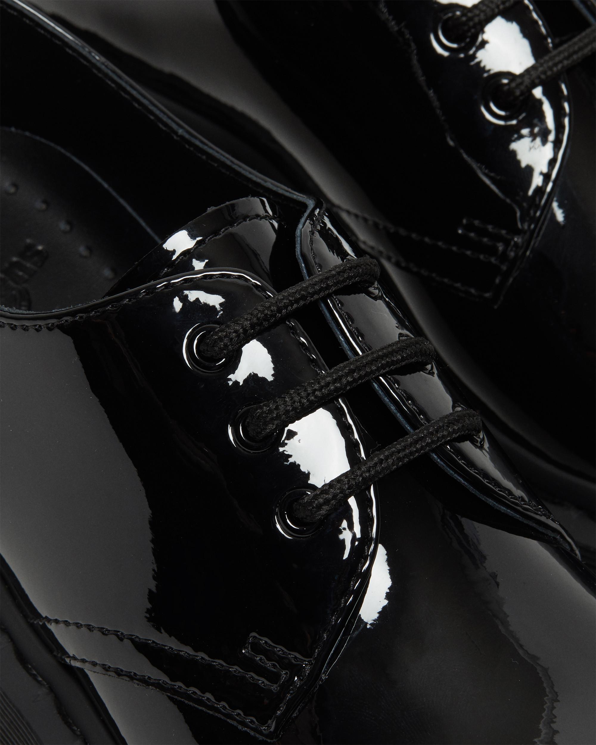 1461 Women's Mono Patent Leather Shoes in BLACK | Dr. Martens™