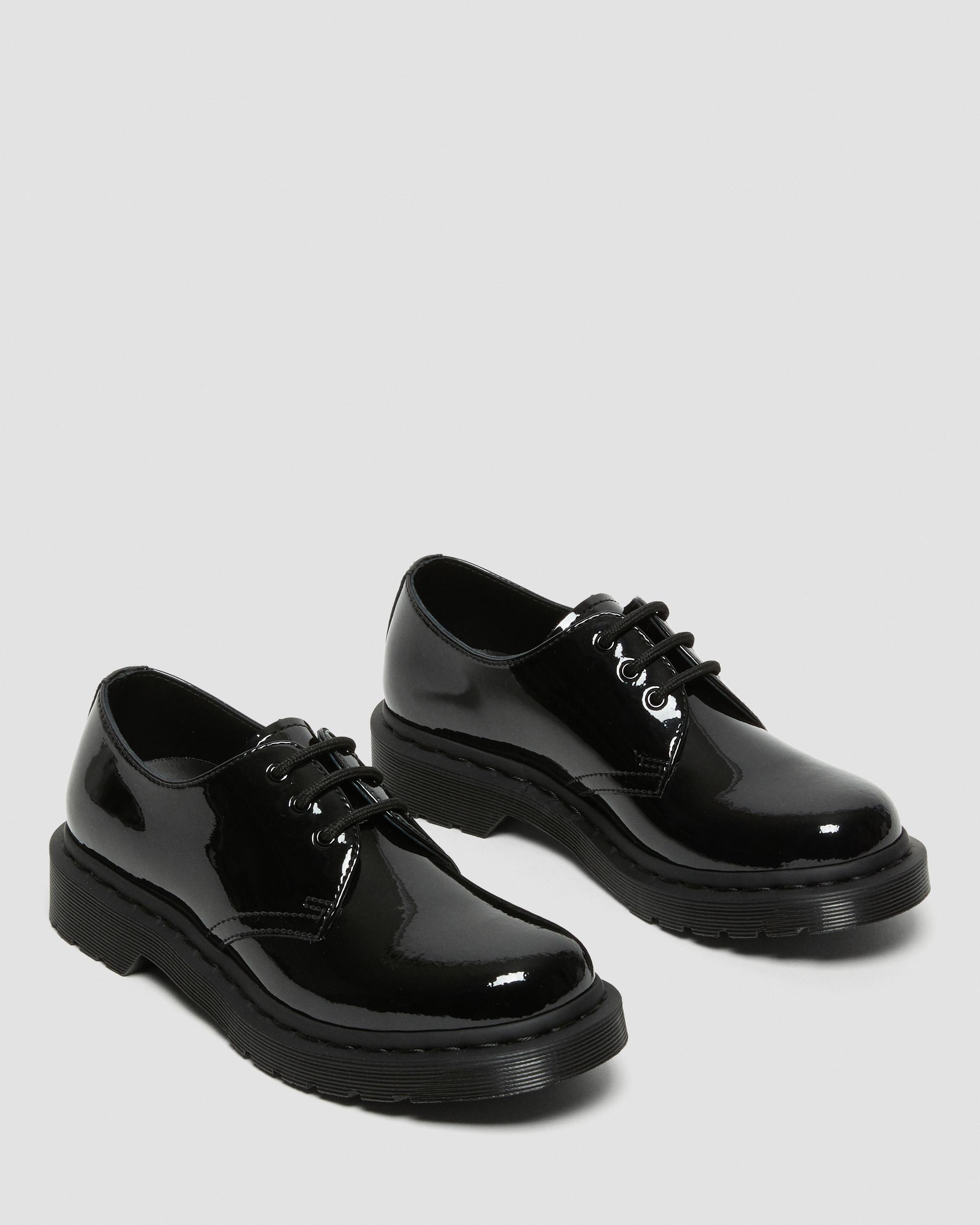 1461 Mono Patent Leather Shoes in BLACK | Dr. Martens™