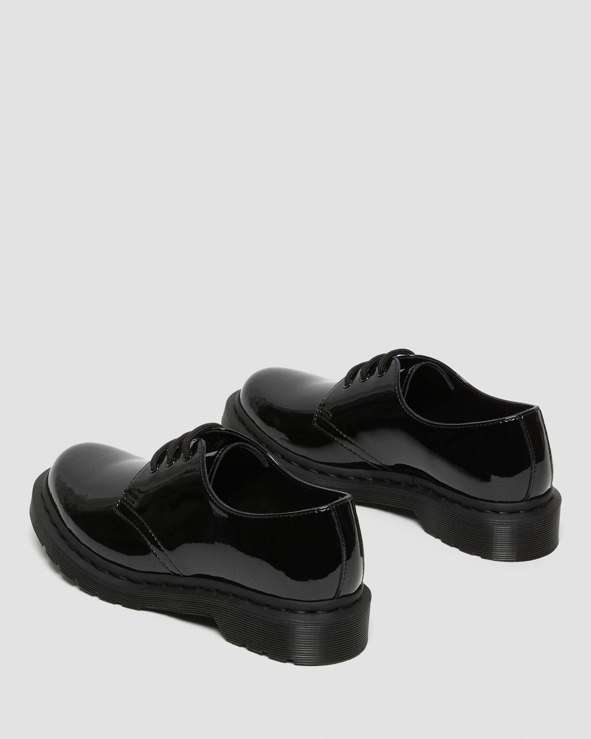 1461 Women's Mono Patent Leather Shoes in Black | Dr. Martens