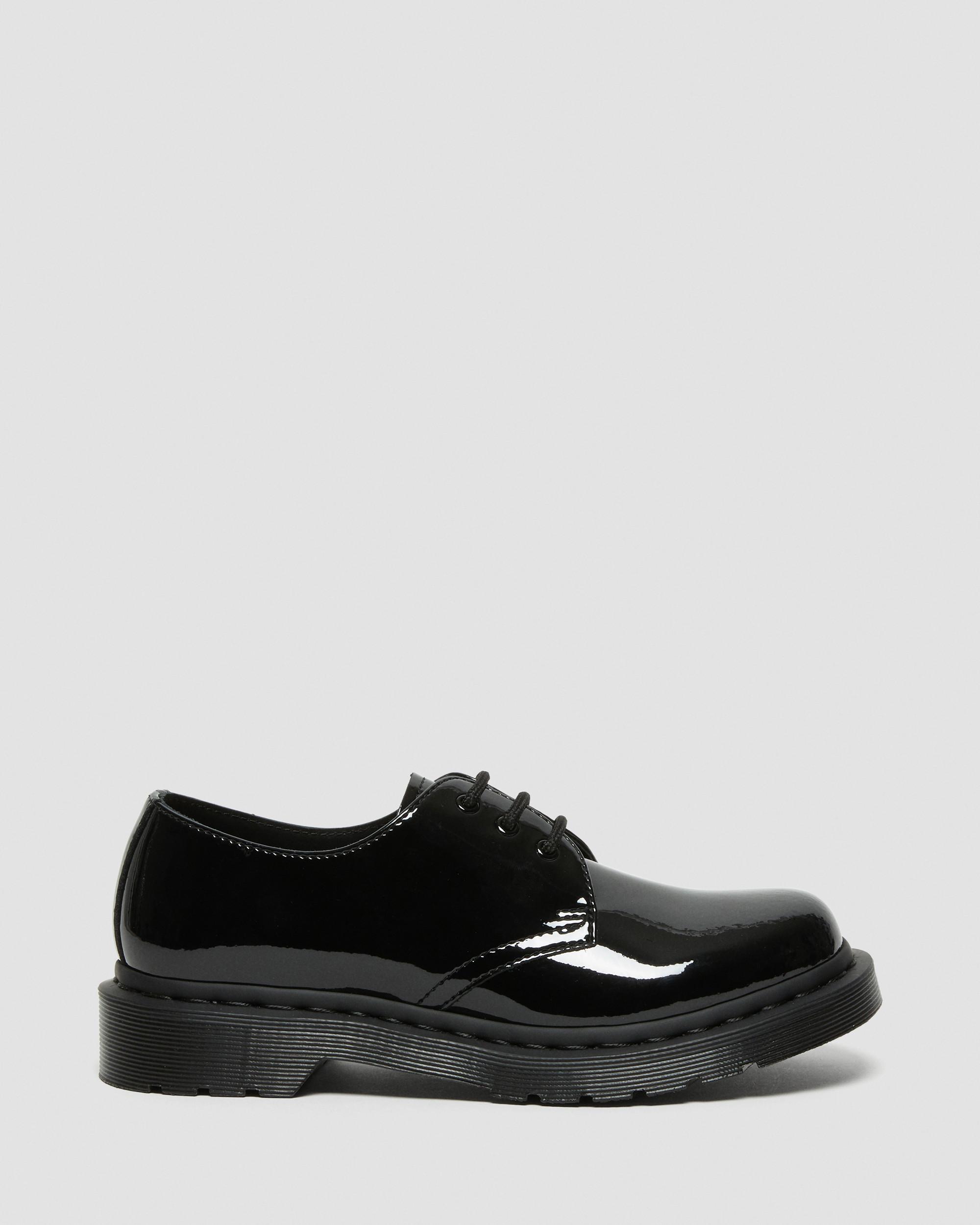1461 Women's Mono Patent Leather Shoes in BLACK | Dr. Martens™