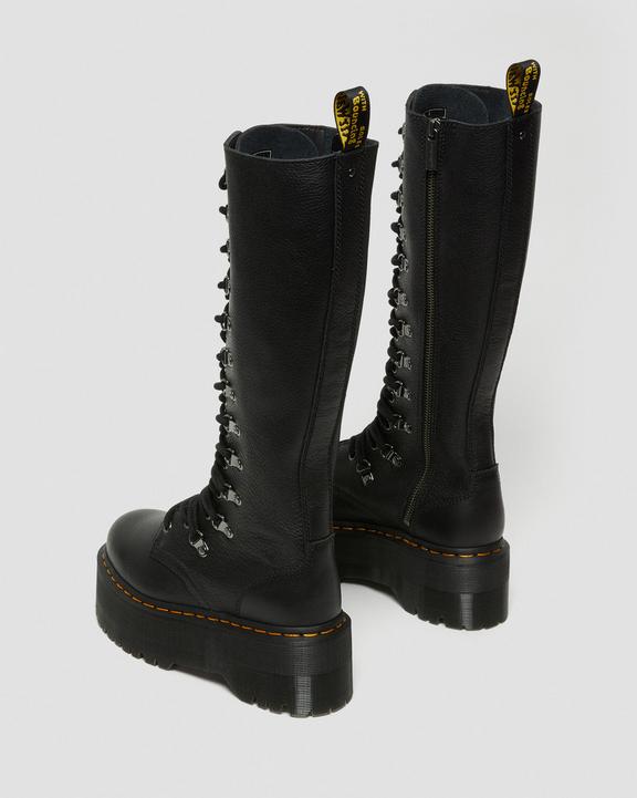 1B60 Max Hardware Leather Knee High Boots in Black | Dr. Martens 1B60 Max Hardware Leather Knee High Boots in Black | Dr. Martens