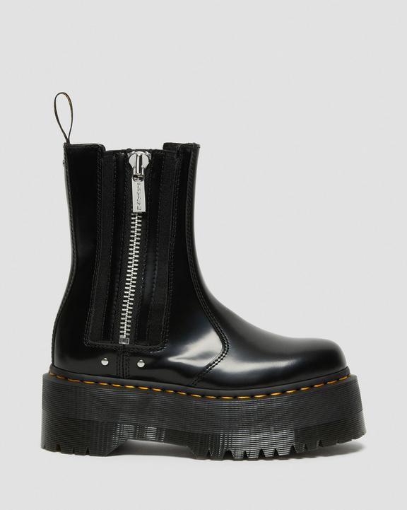 2976 Max Leather Platform Chelsea Boots in Black Buttero 2976 Max Leather Platform Chelsea Boots in Black Buttero