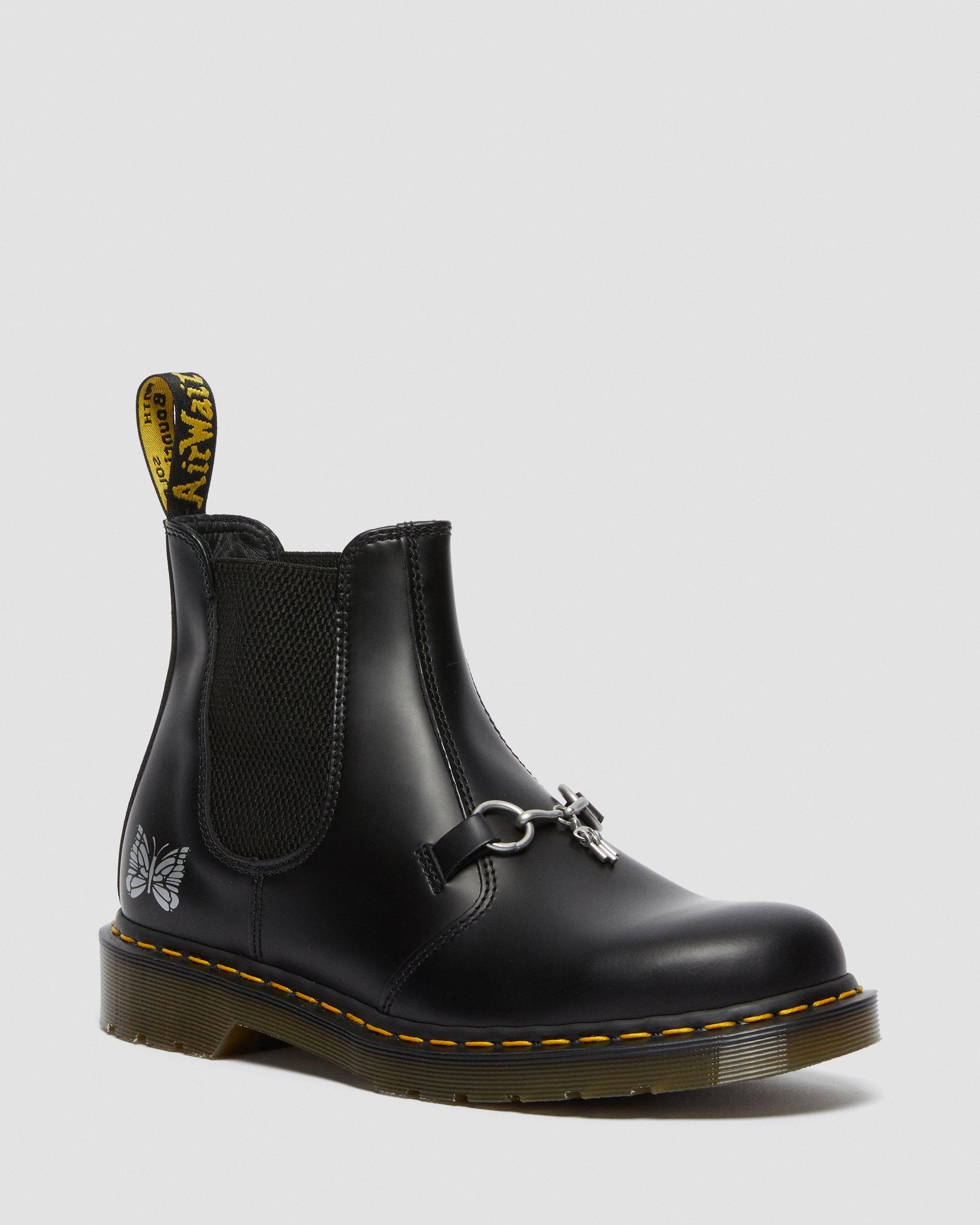 NEEDLES 2976 SNAFFLE CHELSEA BOOTS in BLACK | Dr. Martens™