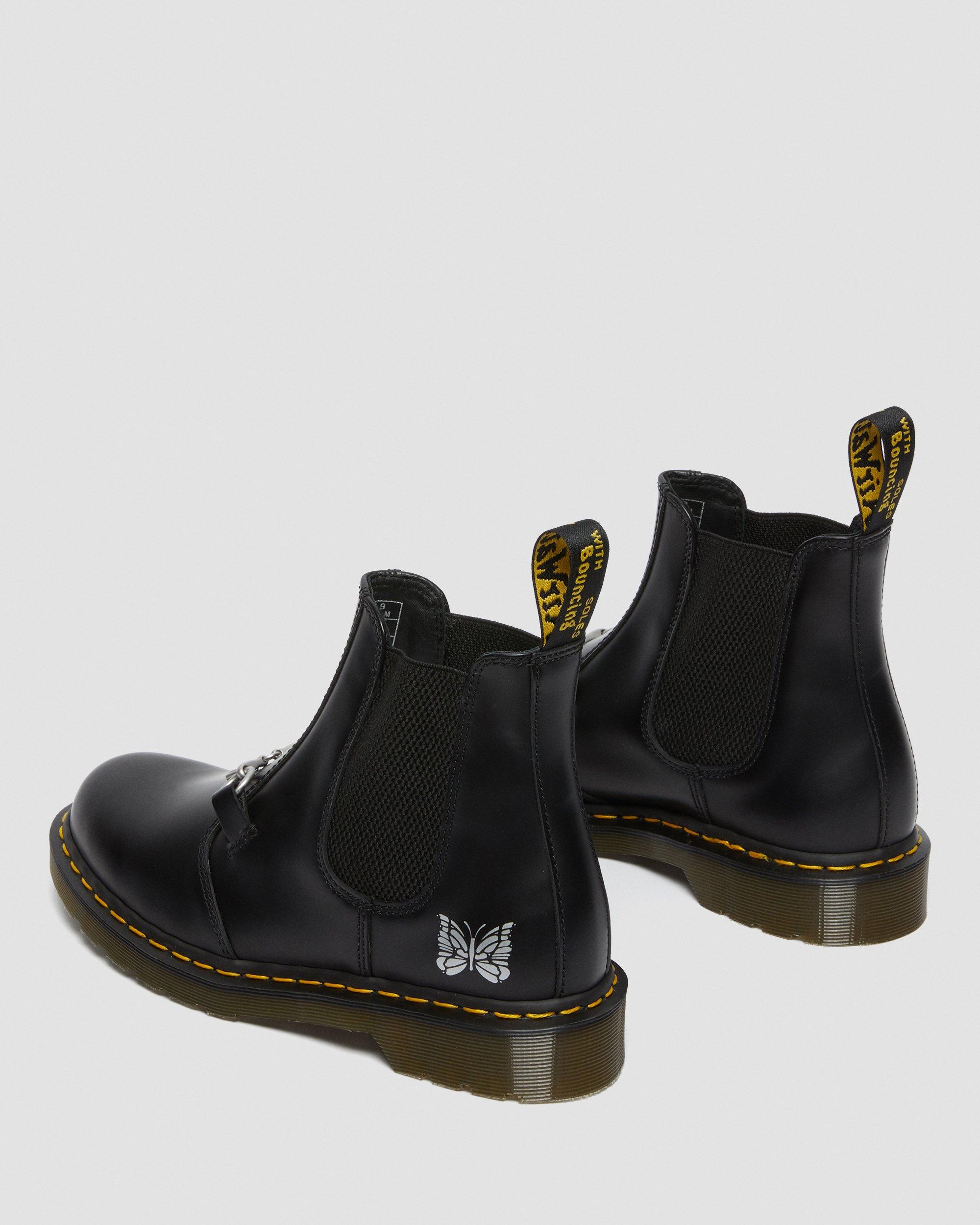 NEEDLES 2976 SNAFFLE CHELSEA BOOTS in Black