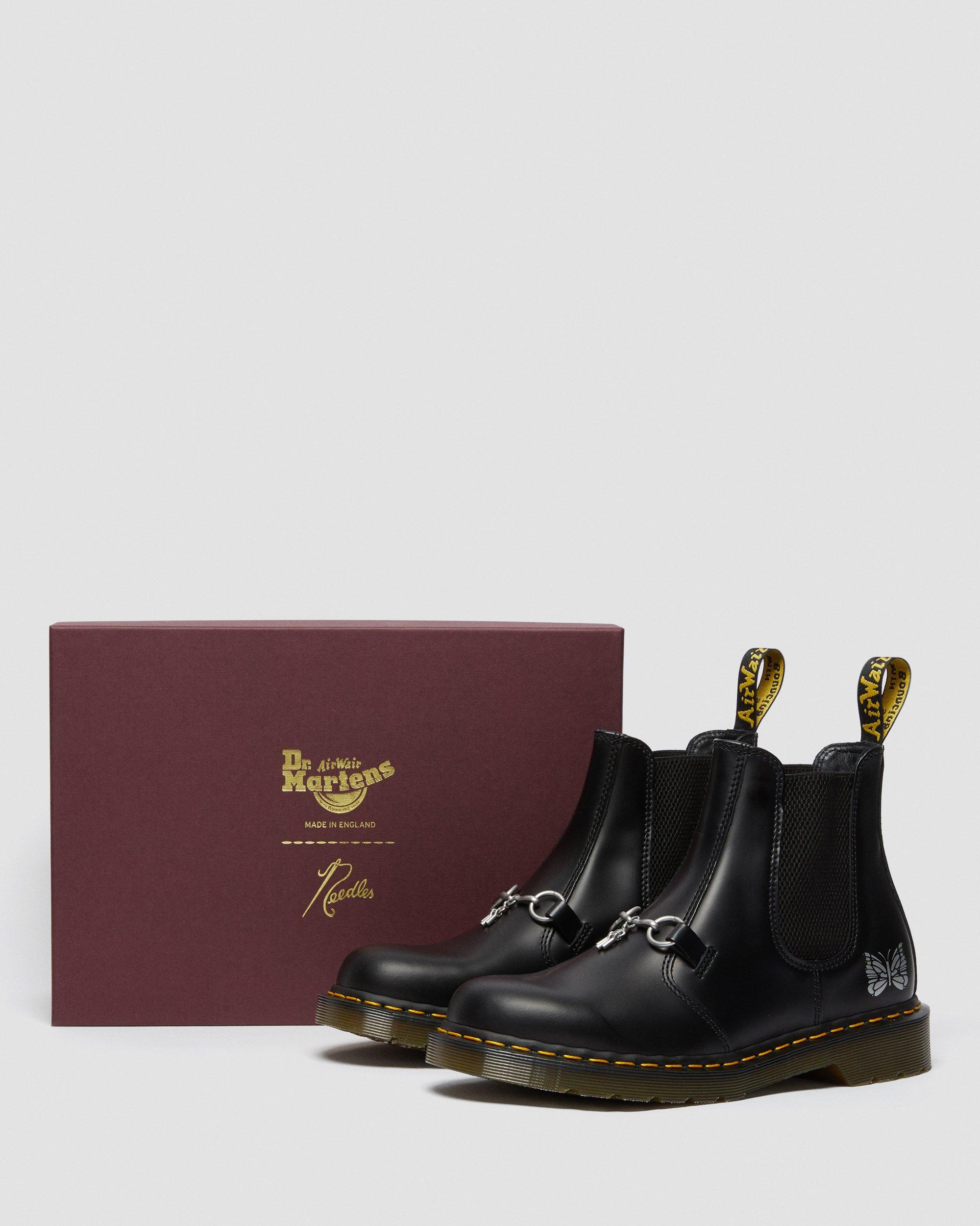Needles 2976 Snaffle Chelsea Boots in BLACK | Dr. Martens™