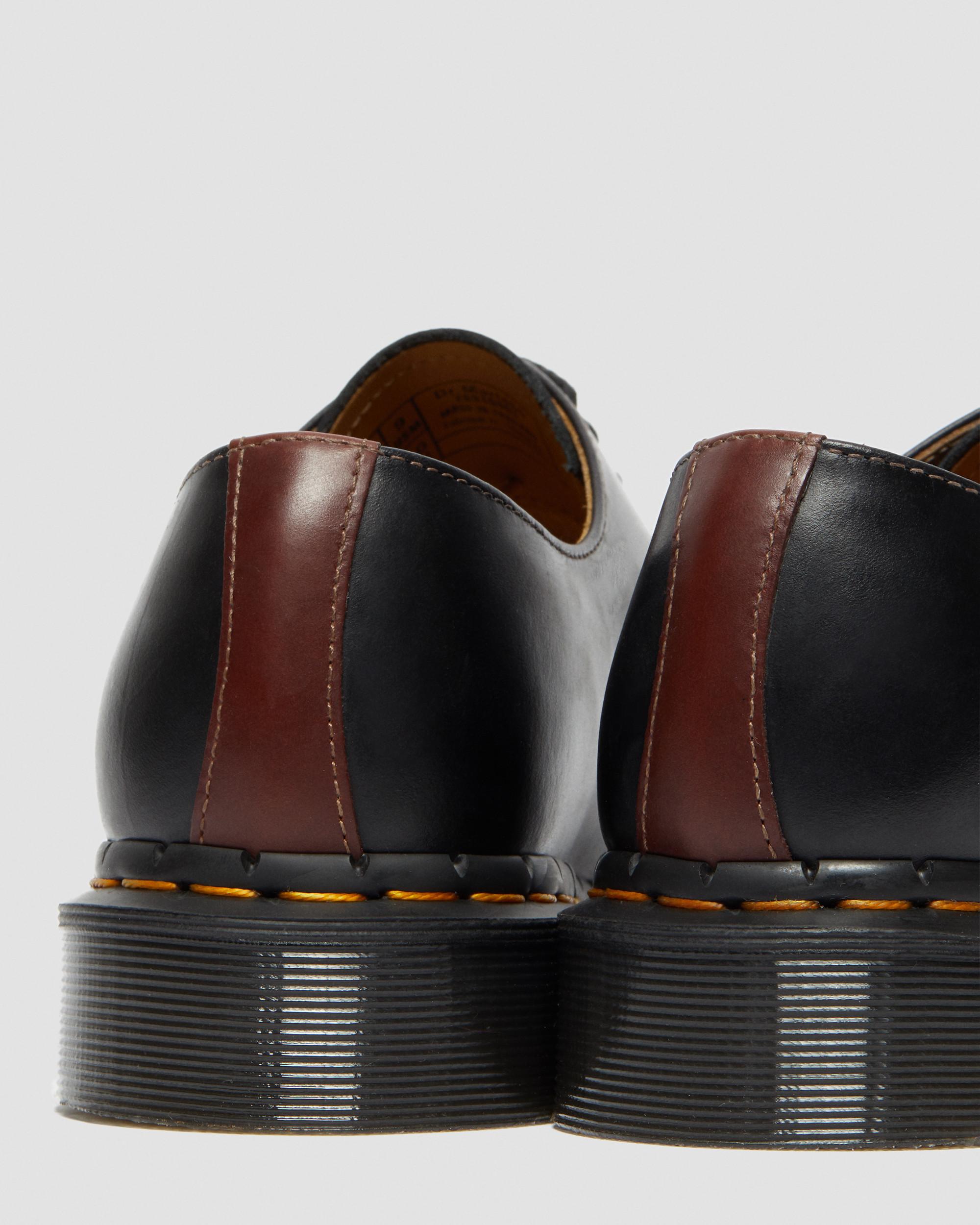 1461 Abruzzo Leather Shoes in Black+Brown | Dr. Martens