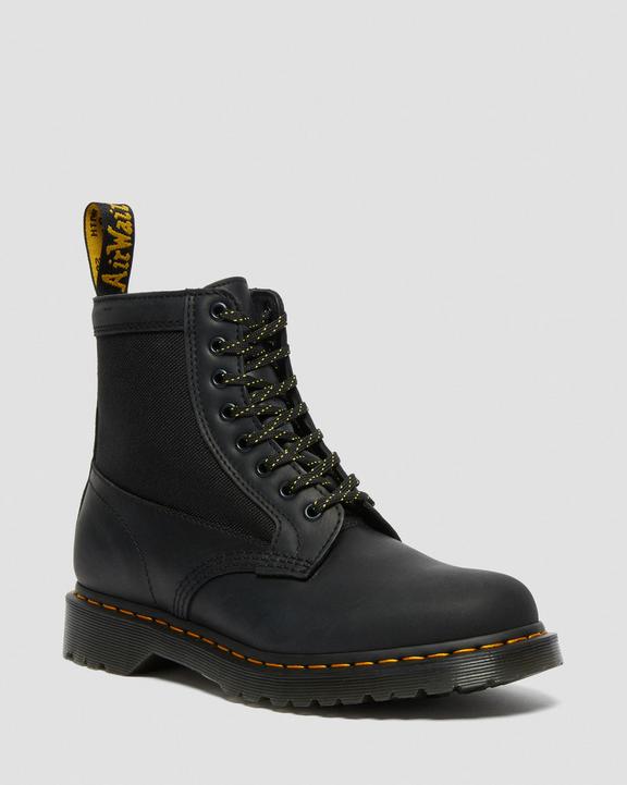 1460 Panel Leather + 50/50 Polyester Ankle Boots1460 Panel Leather + 50/50 Polyester Ankle Boots Dr. Martens