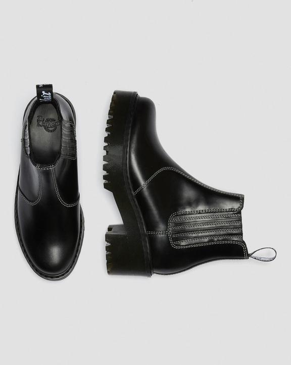 Rometty Women's Leather Chelsea Boots in Black Atlas | Dr Rometty Women's Leather Chelsea Boots in Black Atlas | Dr