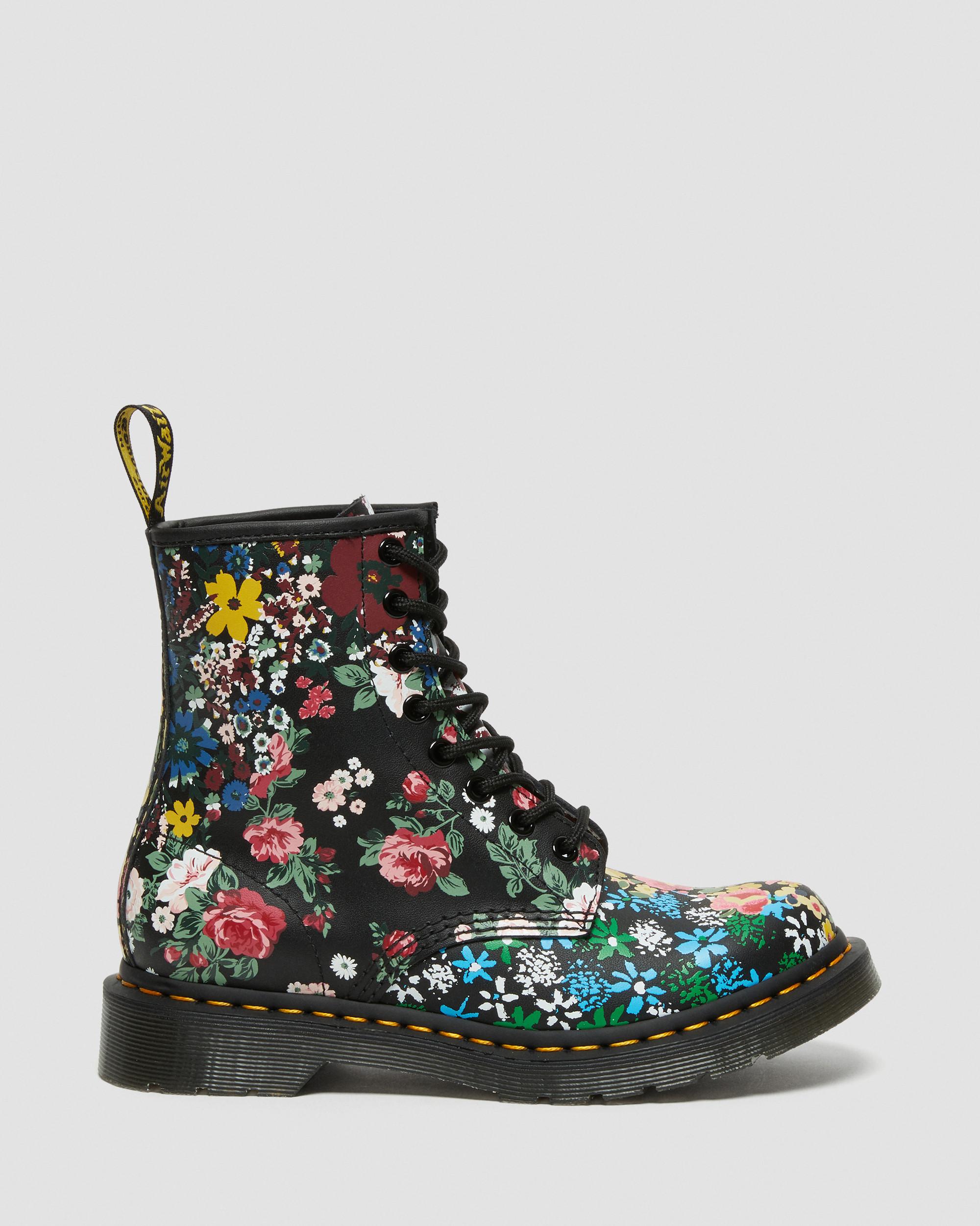 Dr Martens Women's 1460 Floral Mash Up Boots