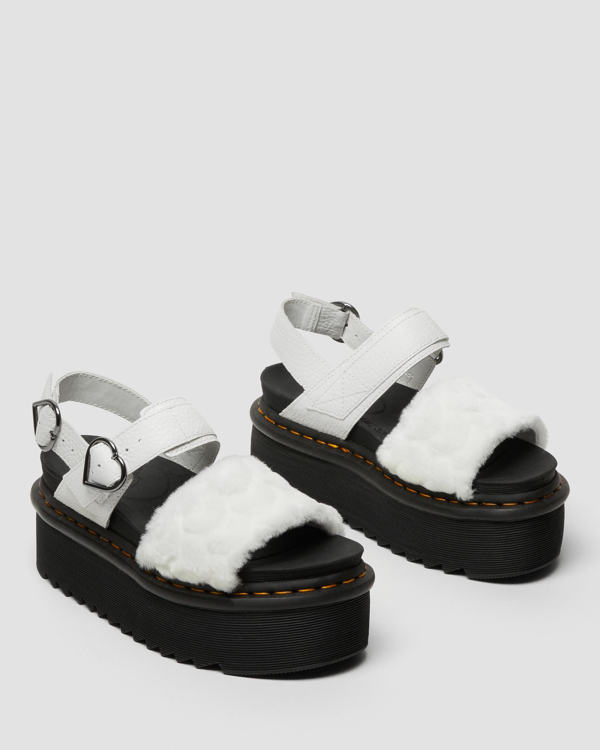 dr martens sandals fluffy