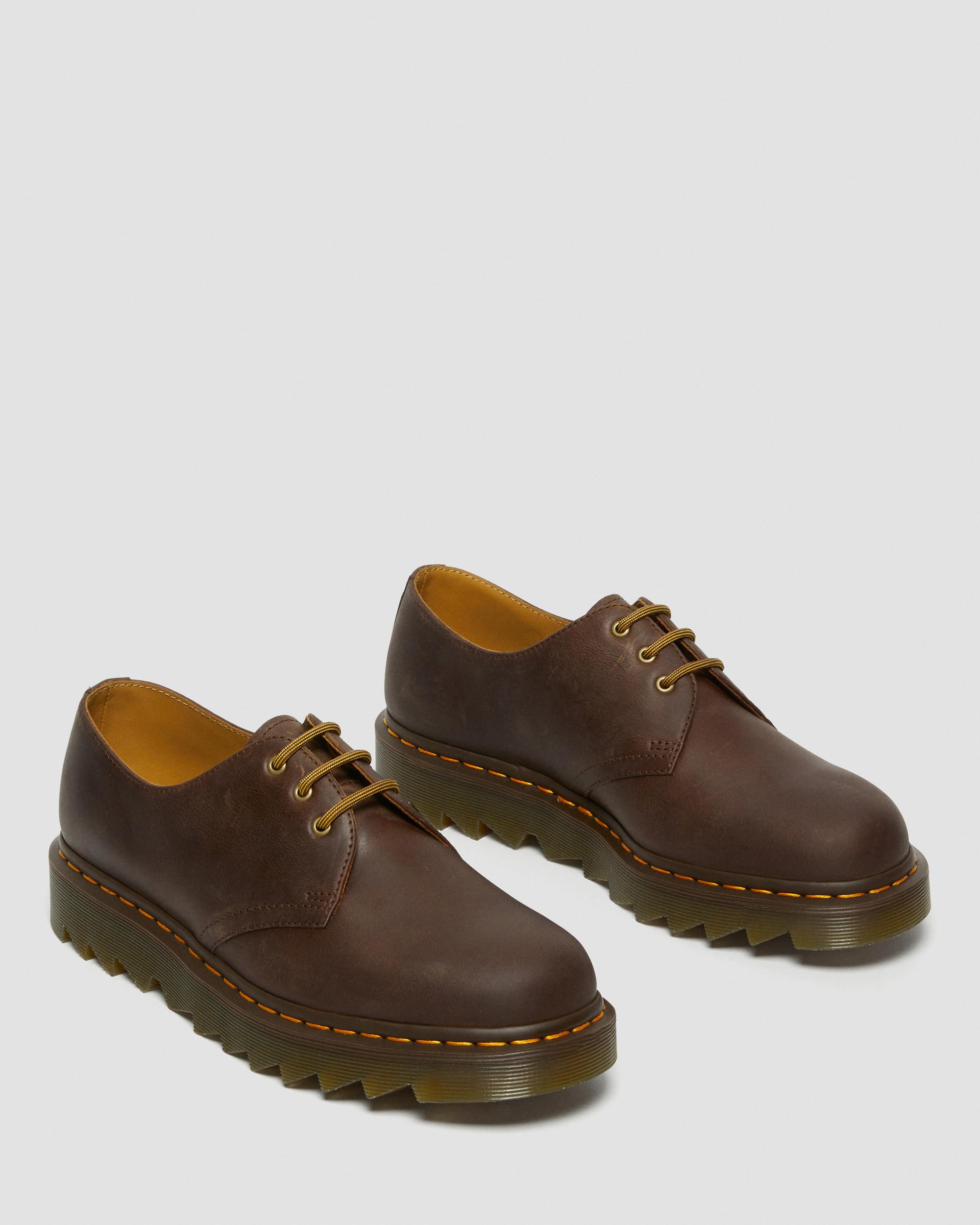 1461 Ziggy Leather Oxford Shoes in DARK BROWN | Dr. Martens™