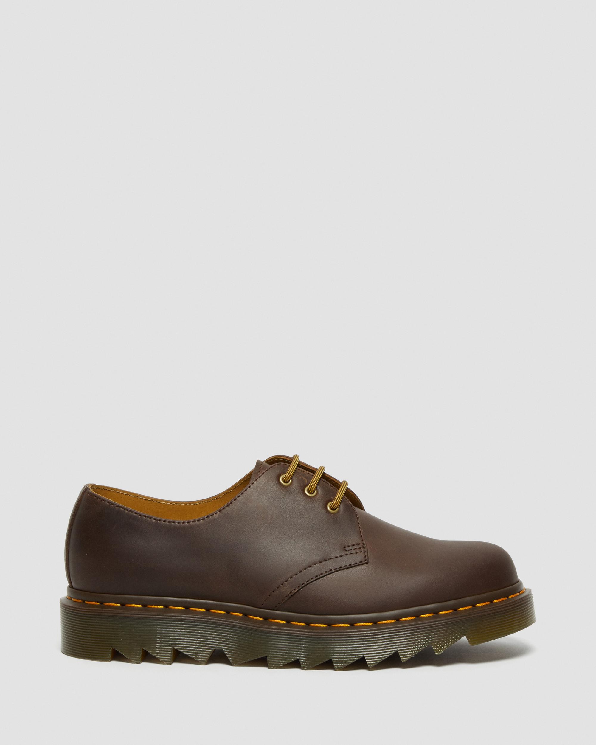 1461 Ziggy Leather Oxford Shoes in DARK BROWN | Dr. Martens™