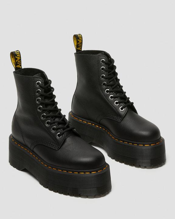 1460 Pascal Max-læderstøvler med platform1460 Pascal Max-platformstøvler i læder Dr. Martens