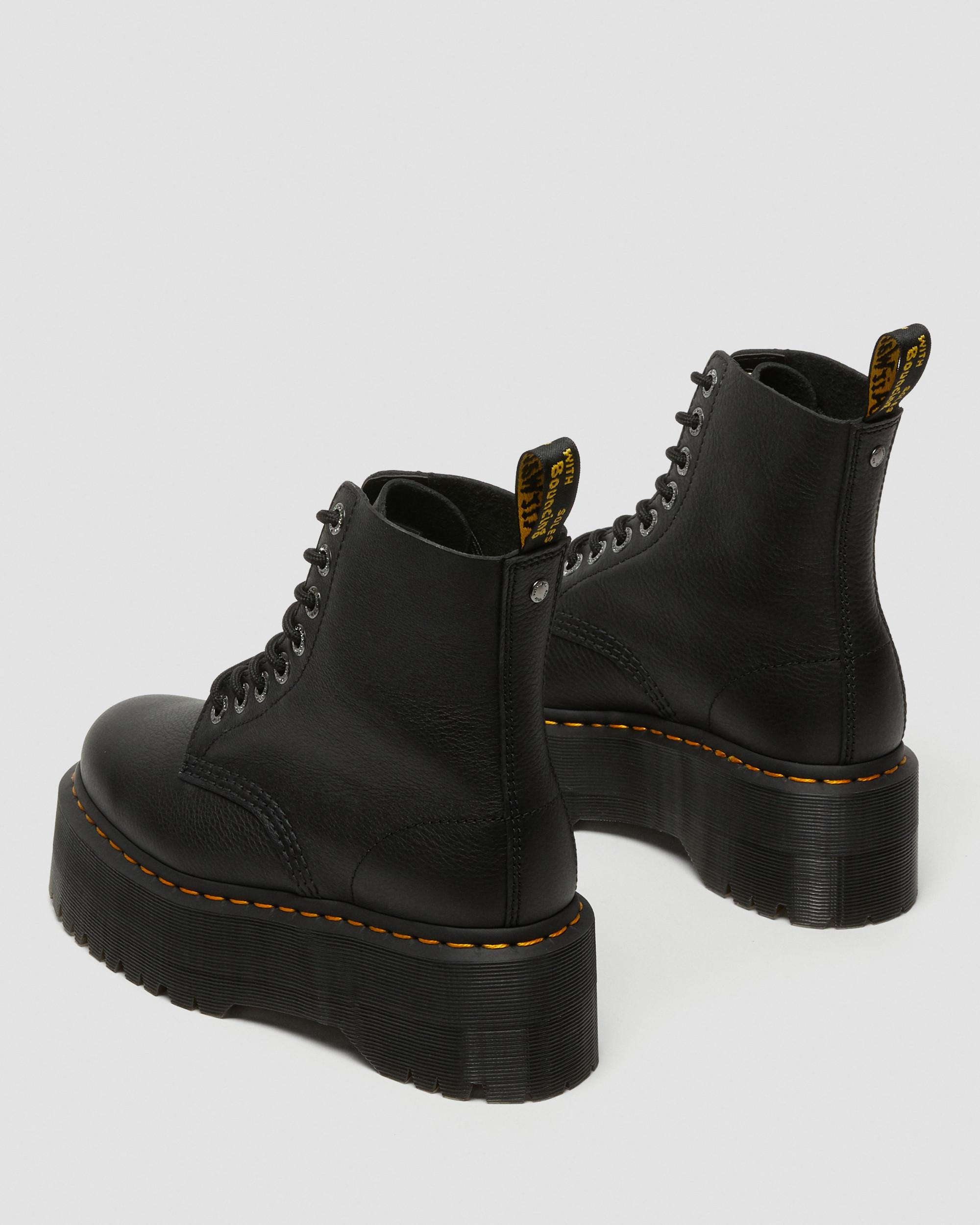 1460 Pascal Max Leather Platform Boots in Black | Dr. Martens