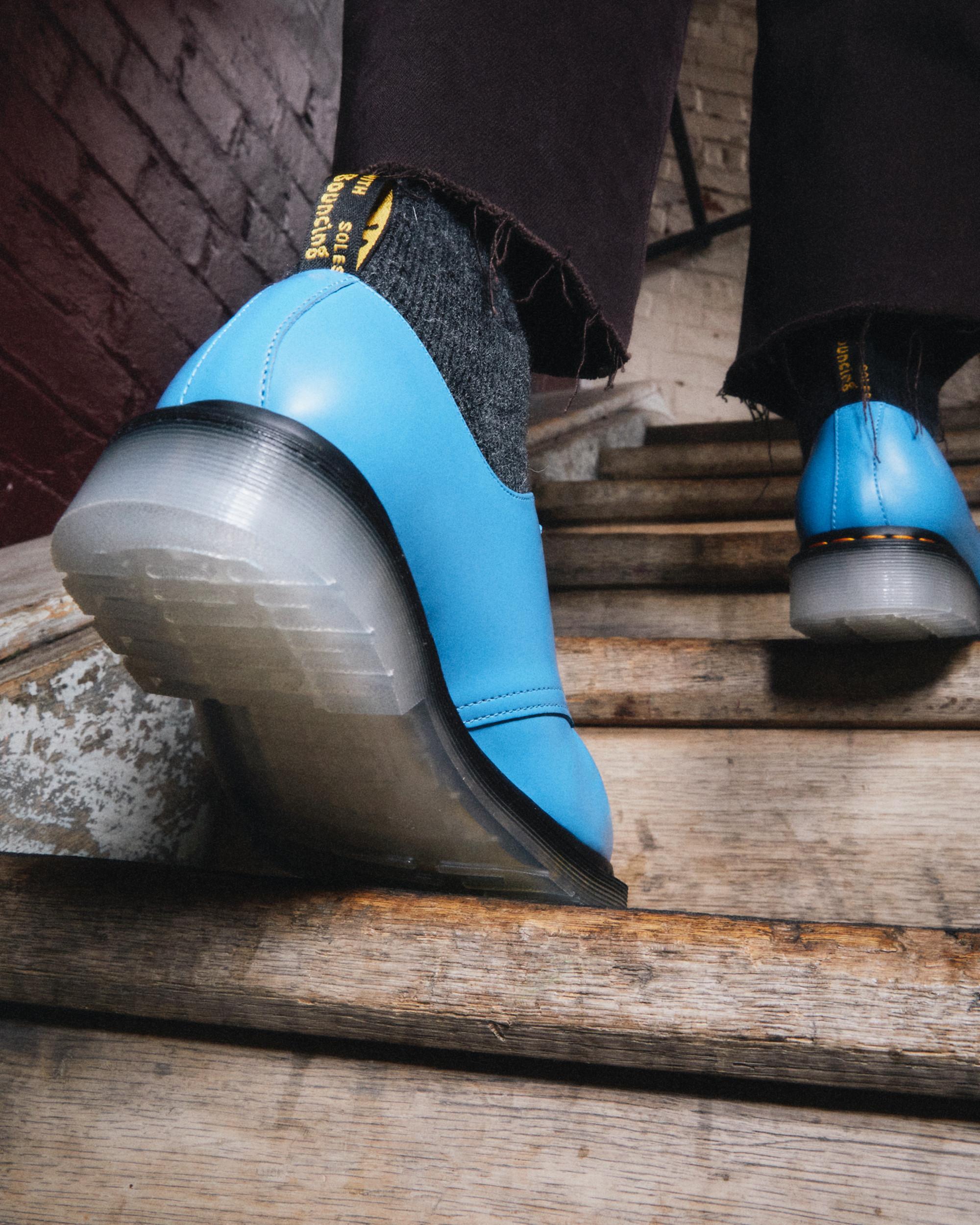 1461 Iced Smooth Leather Oxford Shoes in MID BLUE | Dr. Martens™