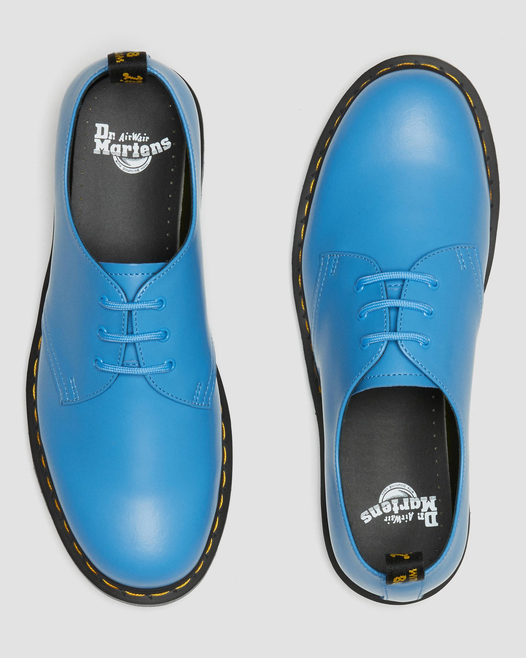 1461 Iced Smooth Leather Oxford Shoes in MID BLUE | Dr. Martens™