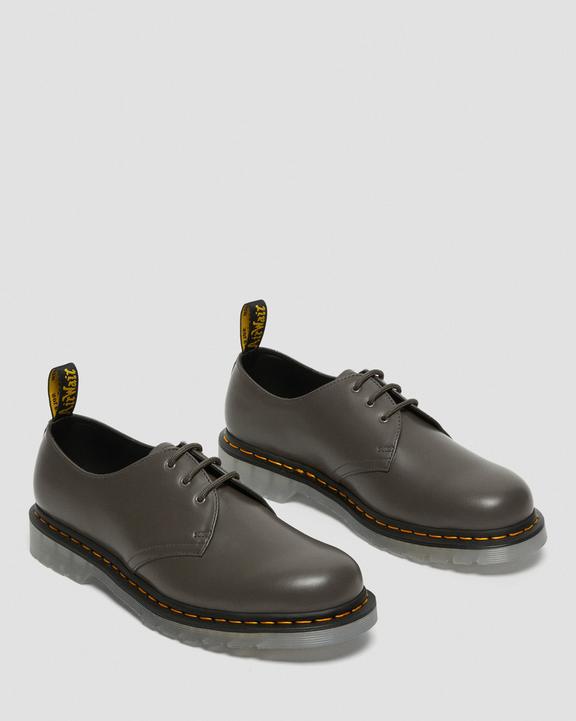 1461 Iced Smooth Leather Oxford Shoes in Khaki Grey | Dr 1461 Iced Smooth Leather Oxford Shoes in Khaki Grey | Dr