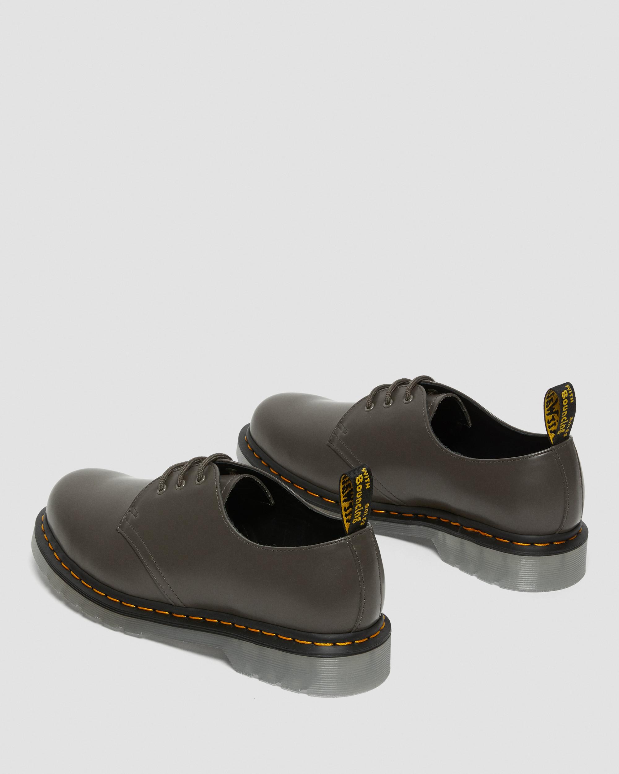 1461 Iced Smooth Leather Oxford Shoes in KHAKI GREY | Dr. Martens™