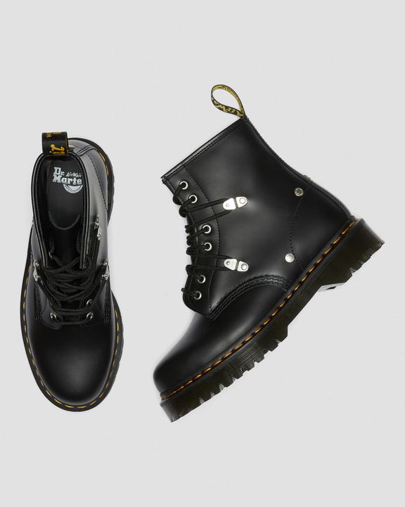 1460 Bex Stud Leather Lace Up Boots in Black | Dr. Martens 1460 Bex Stud Leather Lace Up Boots in Black | Dr. Martens