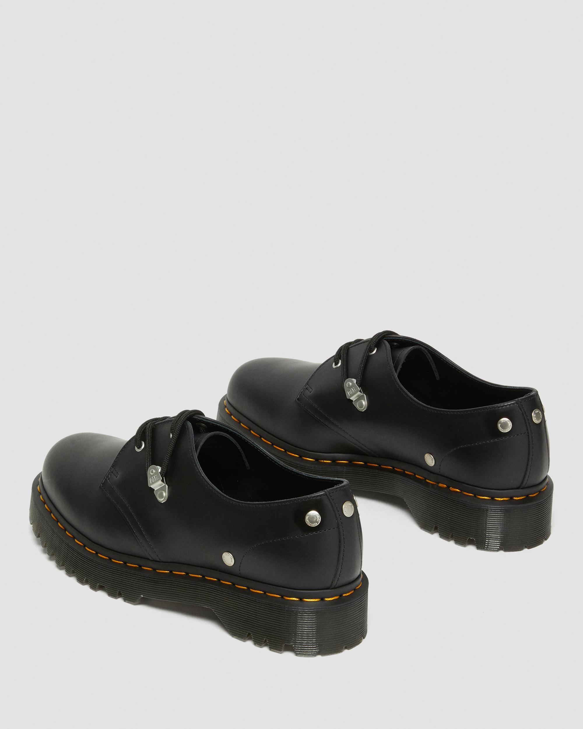 1461 Bex Stud Leather Oxford Shoes in Black | Dr. Martens