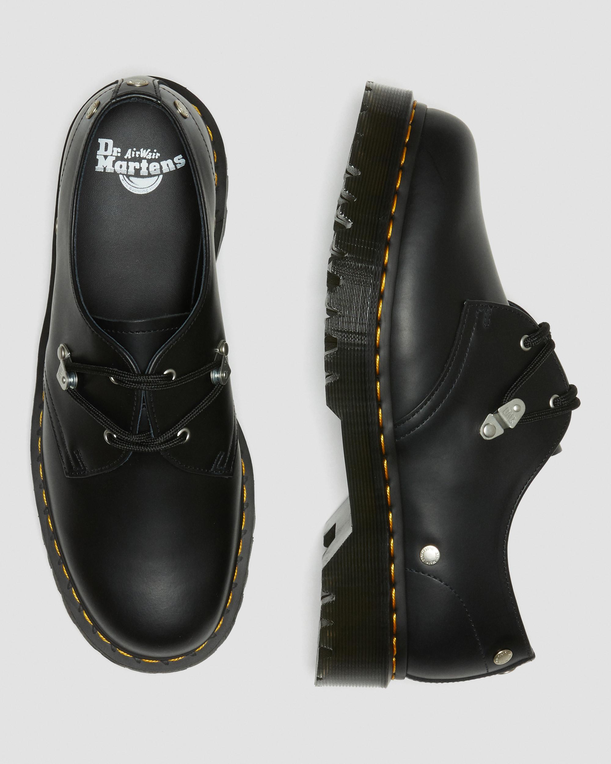 1461 Bex Stud Leather Oxford Shoes in Black | Dr. Martens display picture 1