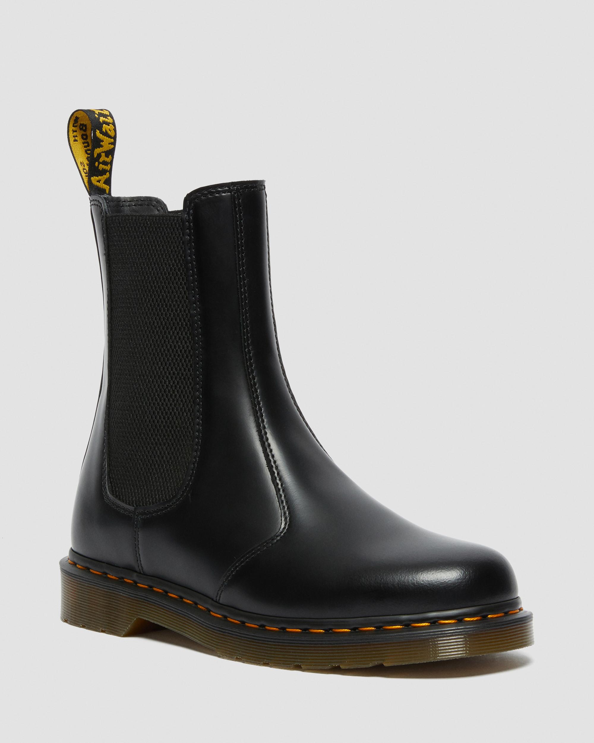 1490 Glattleder Hohe Schnurstiefel in Schwarz Dr. Martens