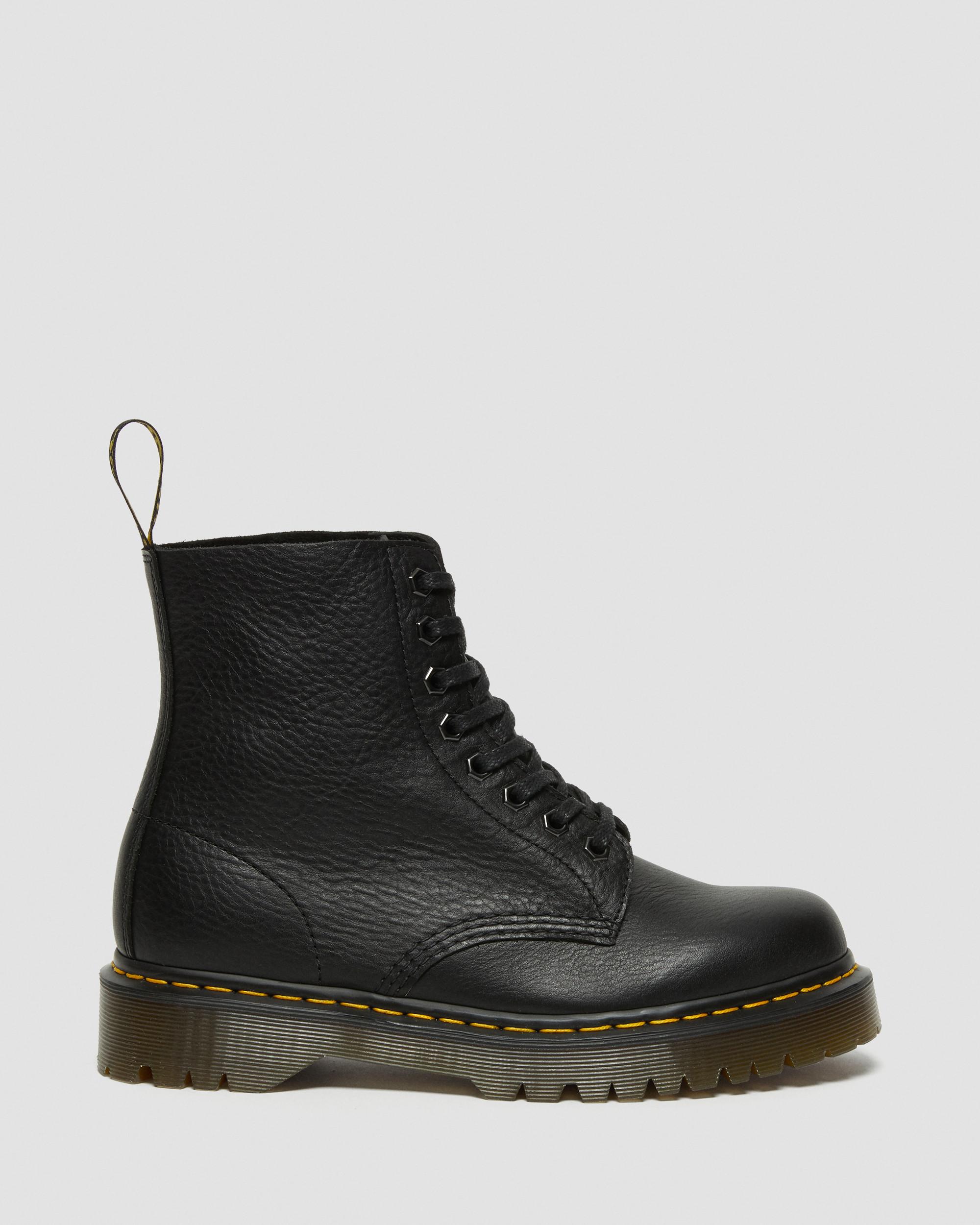 1460 Pascal Bex Leather Lace Up Boots in Black | Dr. Martens