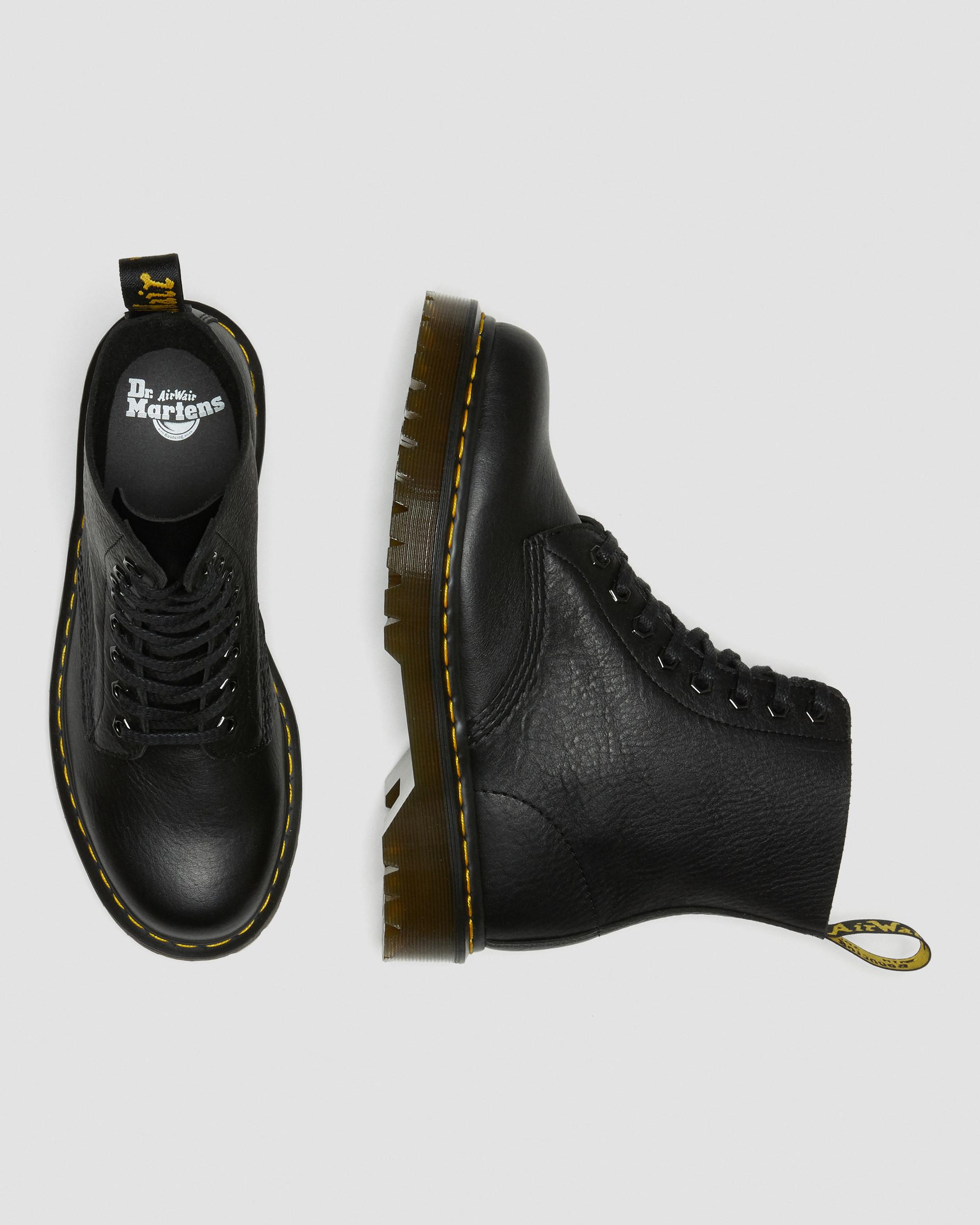 1460 Pascal Bex Leather Lace Up Boots in BLACK | Dr. Martens™