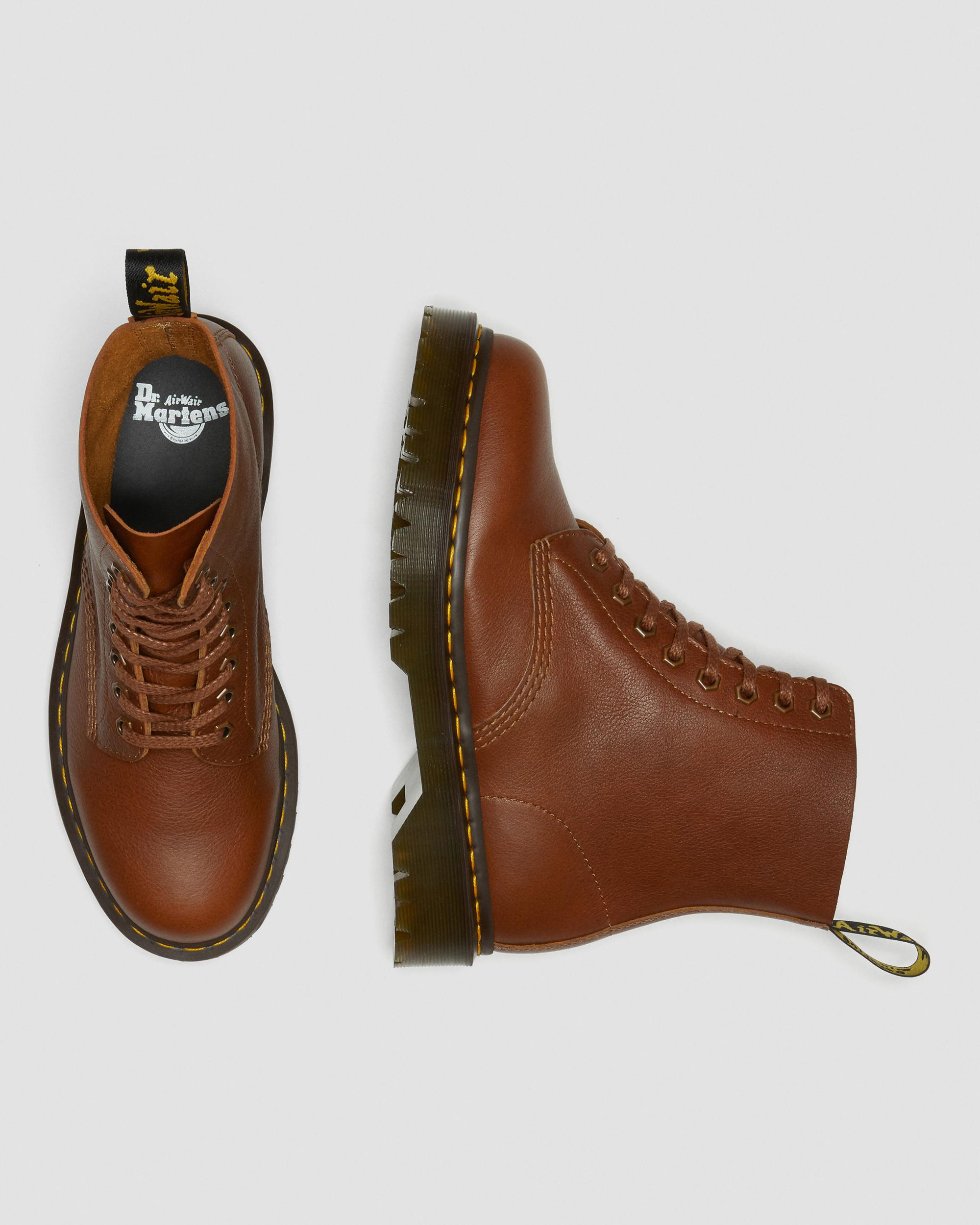 1460 Pascal Bex Leather Lace Up Boots in TAN | Dr. Martens™