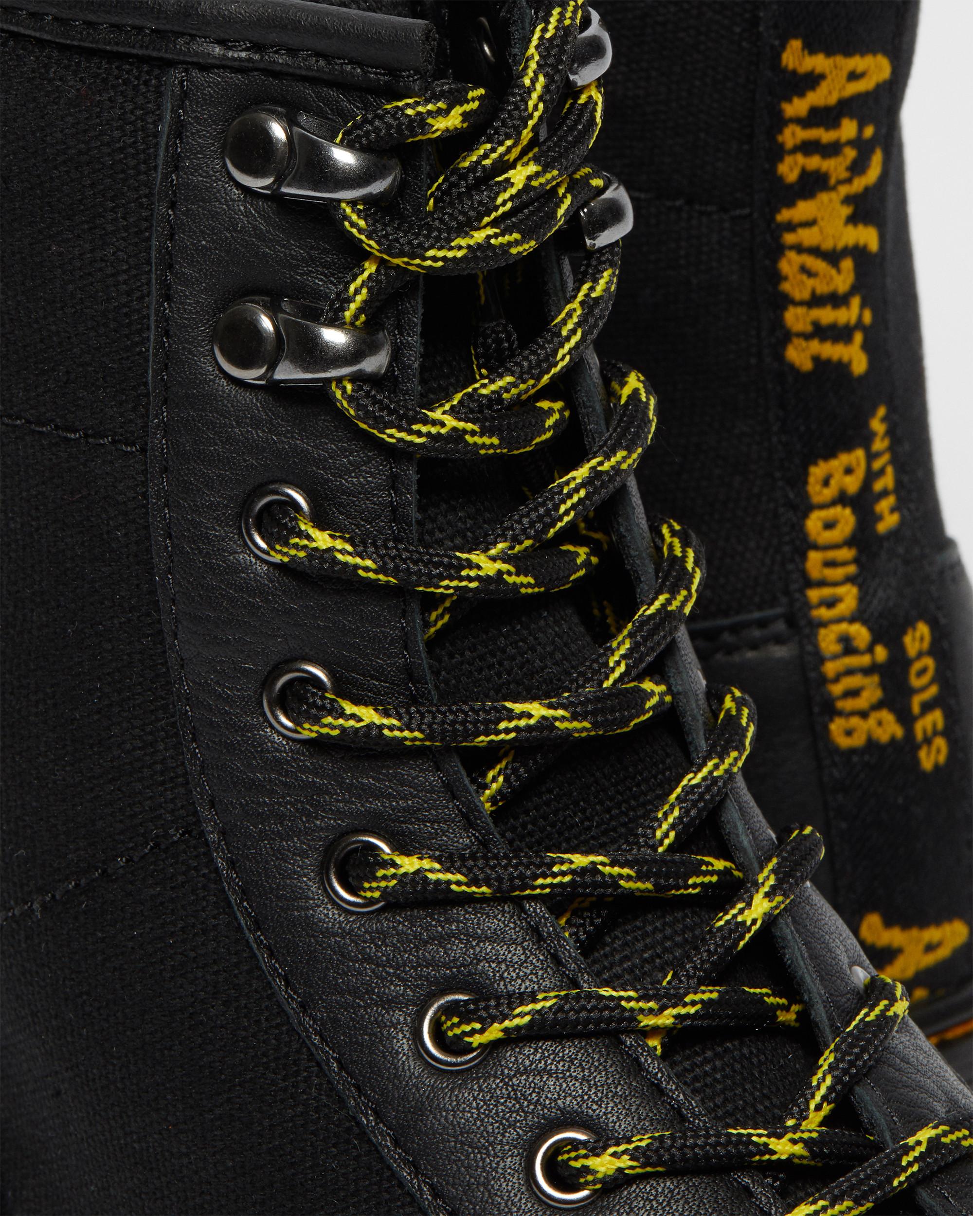 https://i1.adis.ws/i/drmartens/26988001.88.jpg?$large$Youth 1460 Panel Canvas and Leather Lace Up Boots Dr. Martens