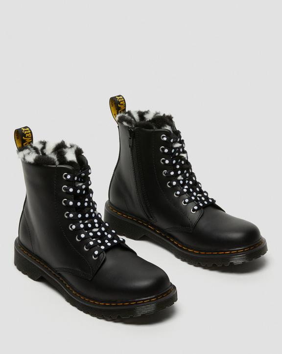 https://i1.adis.ws/i/drmartens/26998001.88.jpg?$large$Youth 1460 Serena Faux Fur Lined Leather Lace Up Boots Dr. Martens